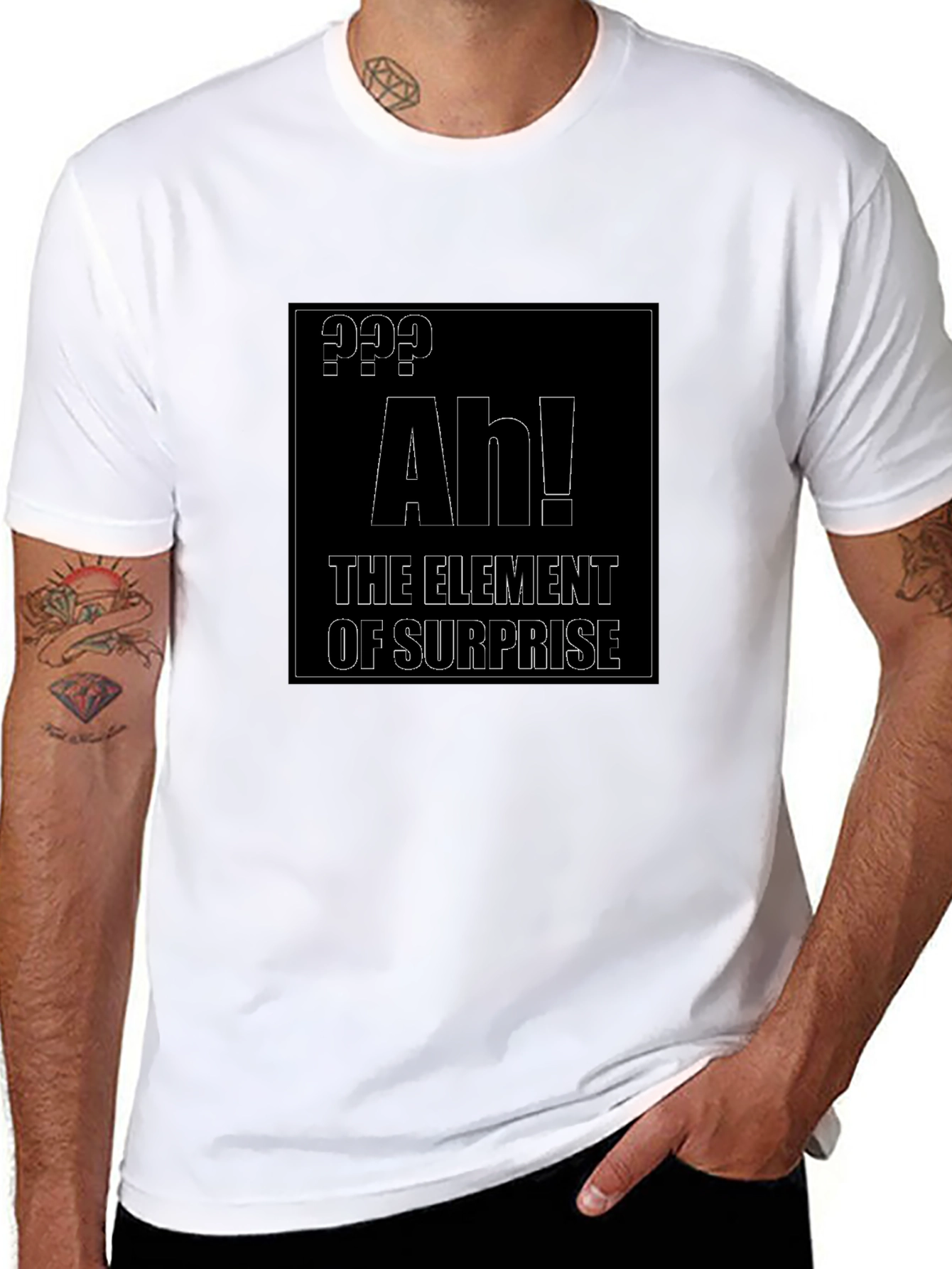 Element of Surprise T-Shirt - Funny Chemistry Joke Tee