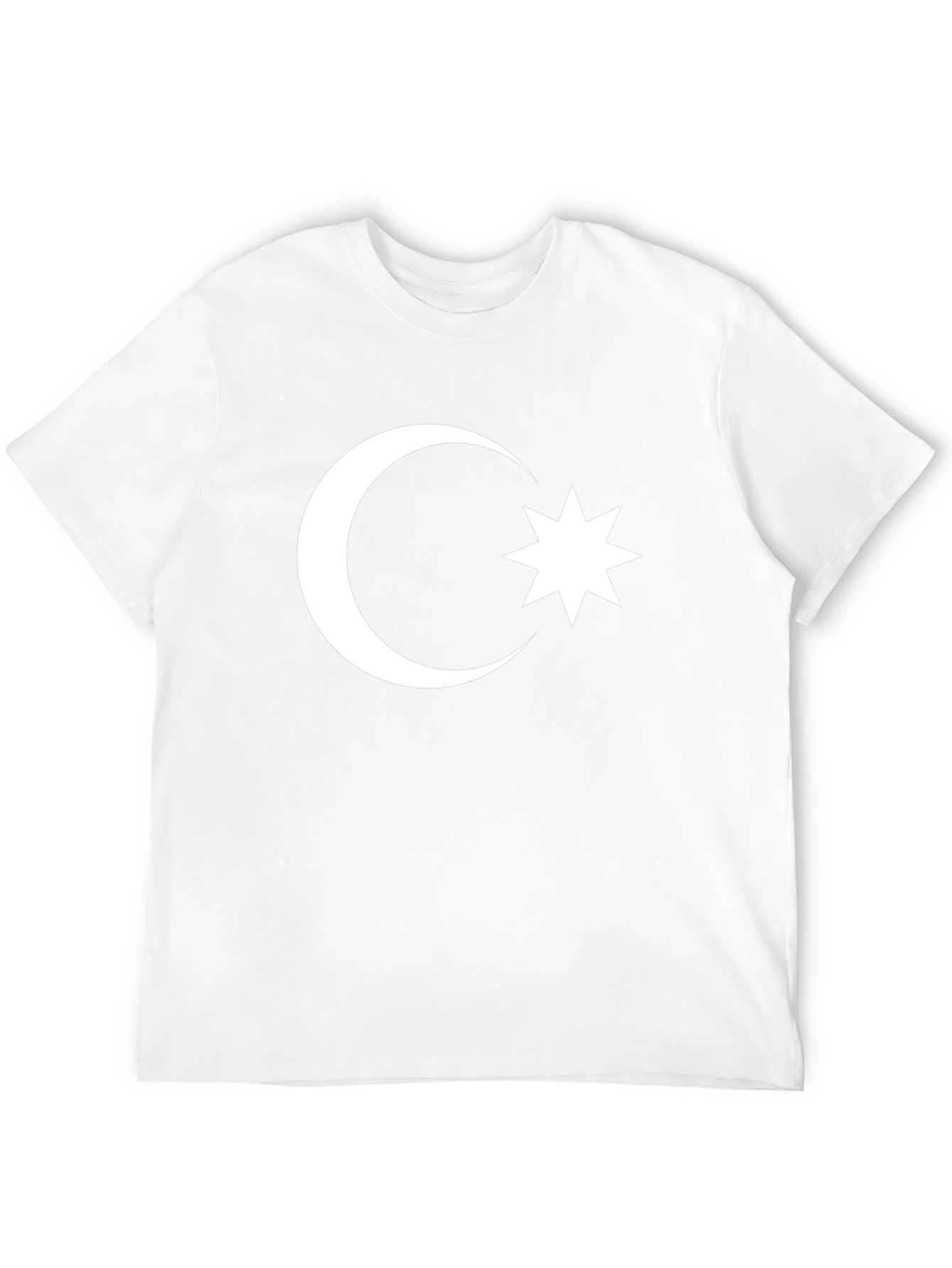 Azerbaijan Flag T-Shirt - Crescent Moon & Star