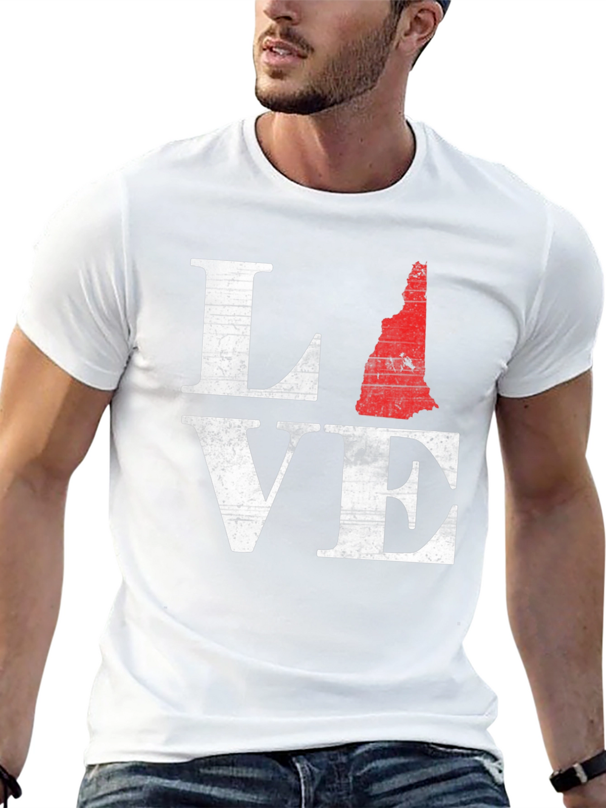 Love New Hampshire State Pride T-Shirt