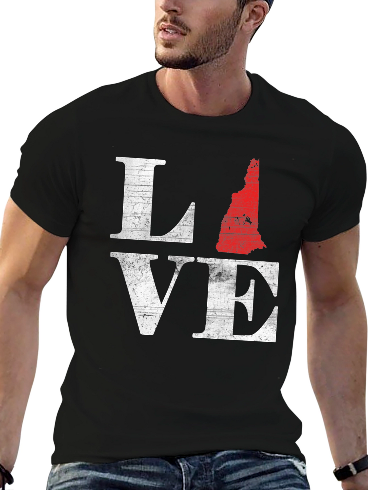 Love New Hampshire State Pride T-Shirt