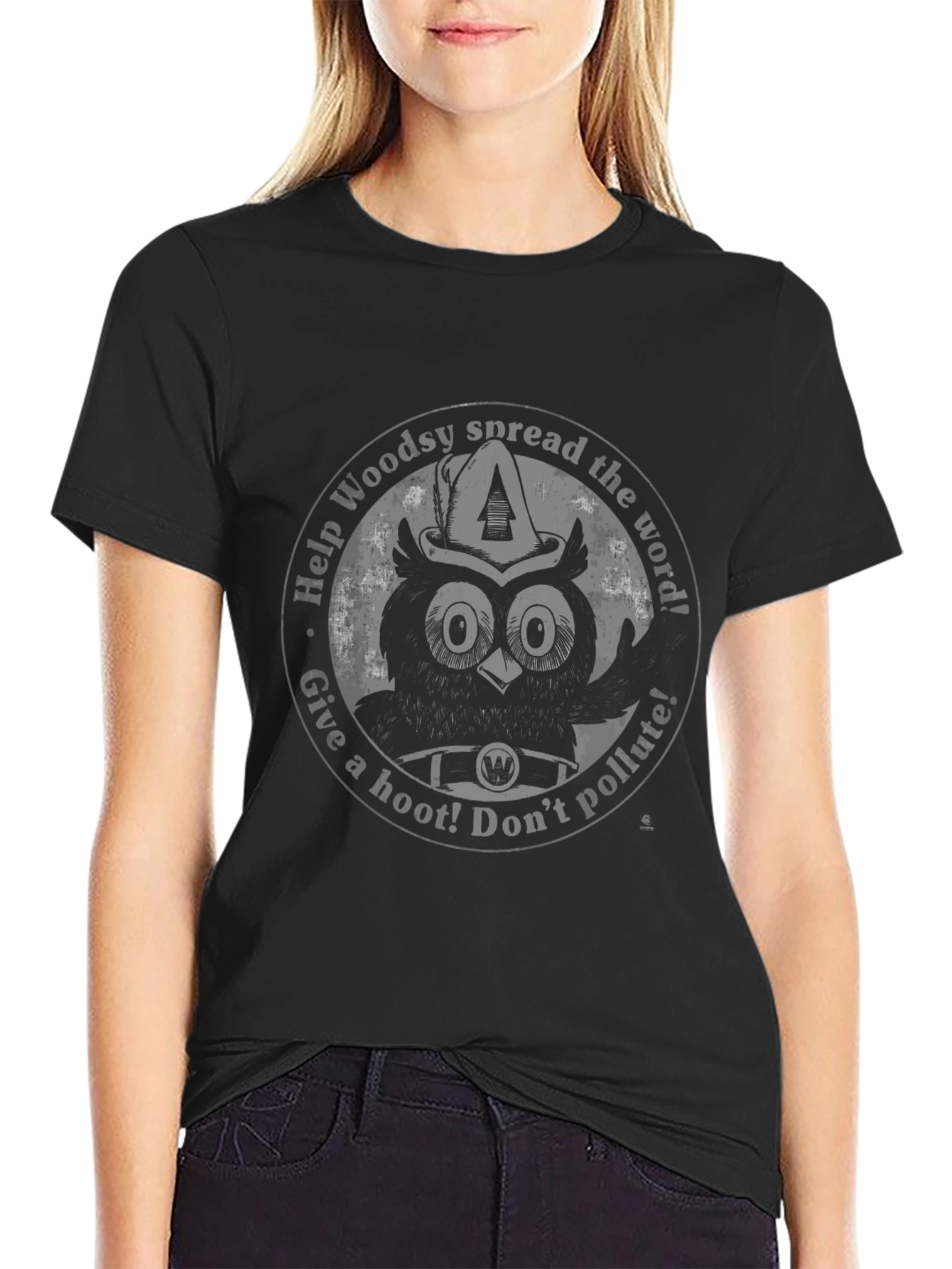 Woodsy Owl Graphic T-Shirt - Give a Hoot