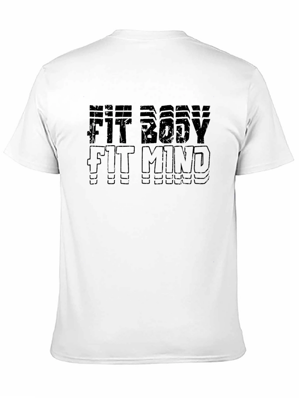 Fit Body Fit Mind Graphic T-Shirt - Motivational Tee