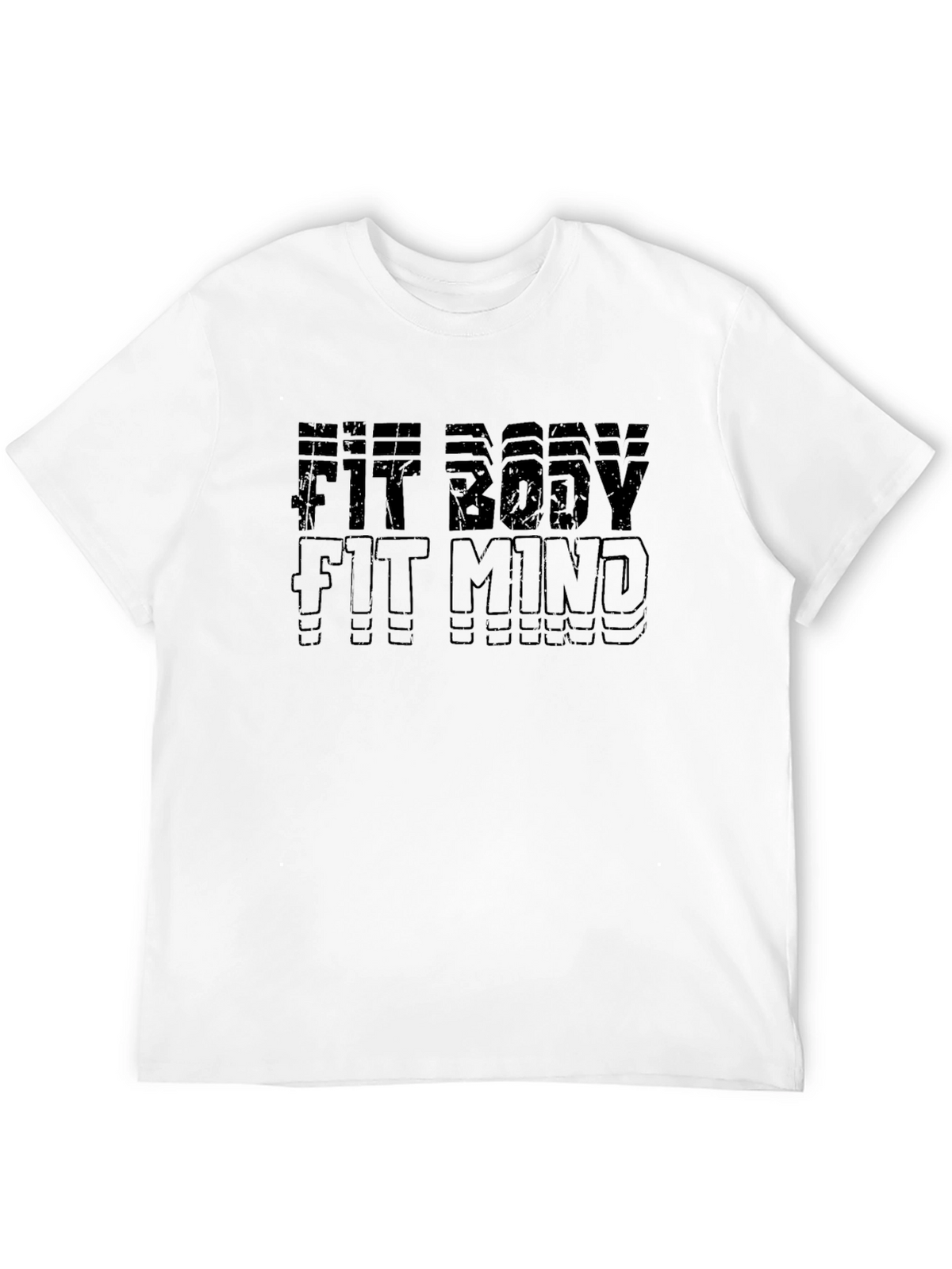 Fit Body Fit Mind Graphic T-Shirt - Motivational Tee