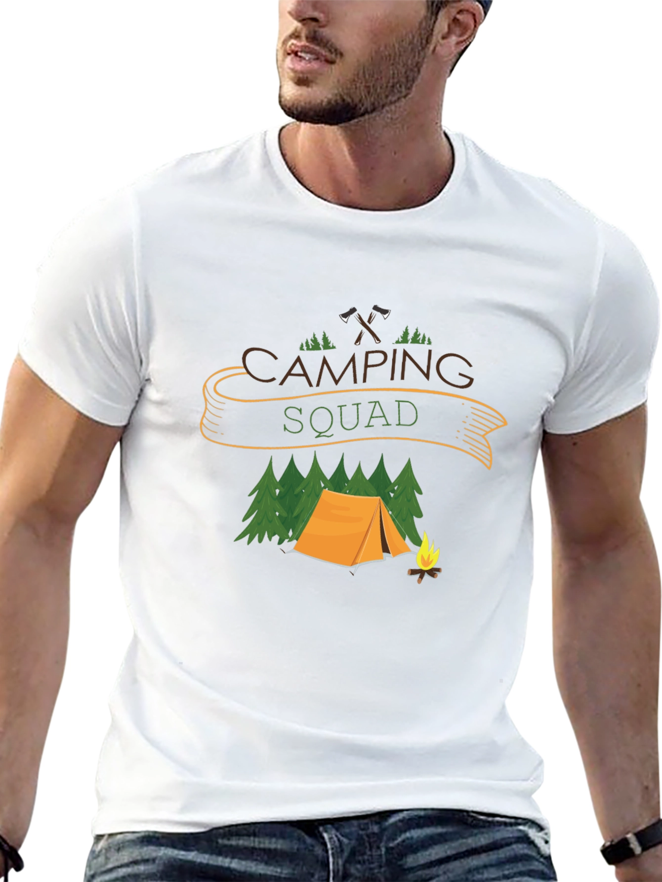 Camping Squad Graphic Tee - Adventure Awaits!