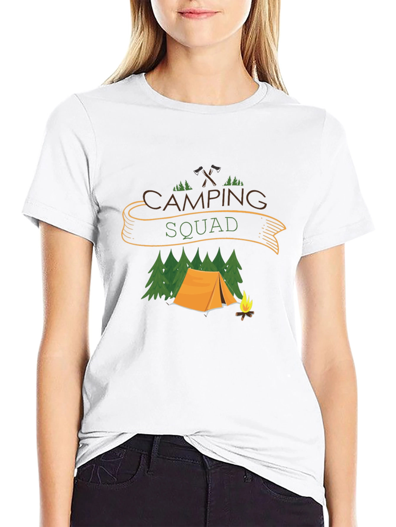 Camping Squad Graphic Tee - Adventure Awaits!