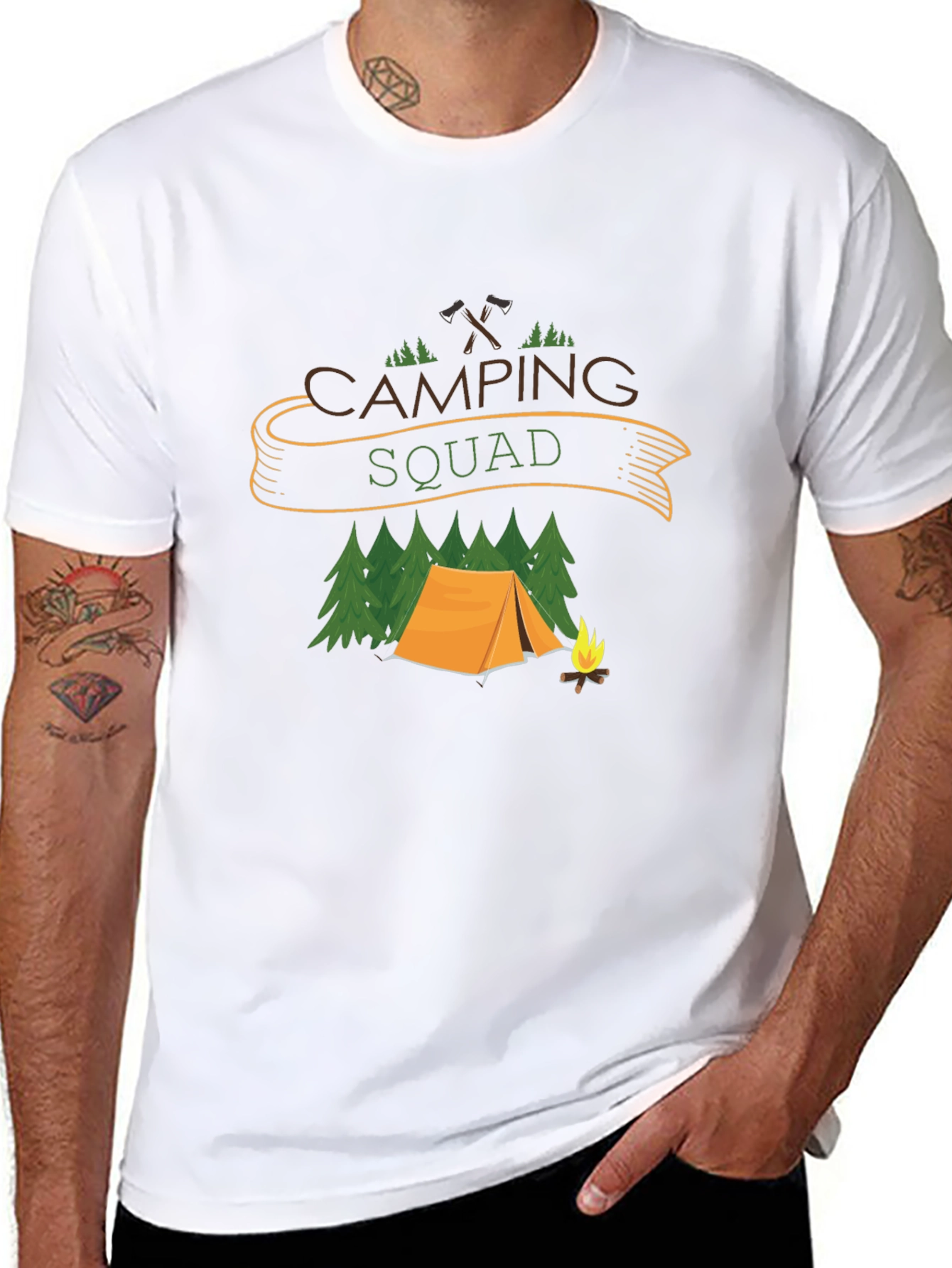Camping Squad Graphic Tee - Adventure Awaits!