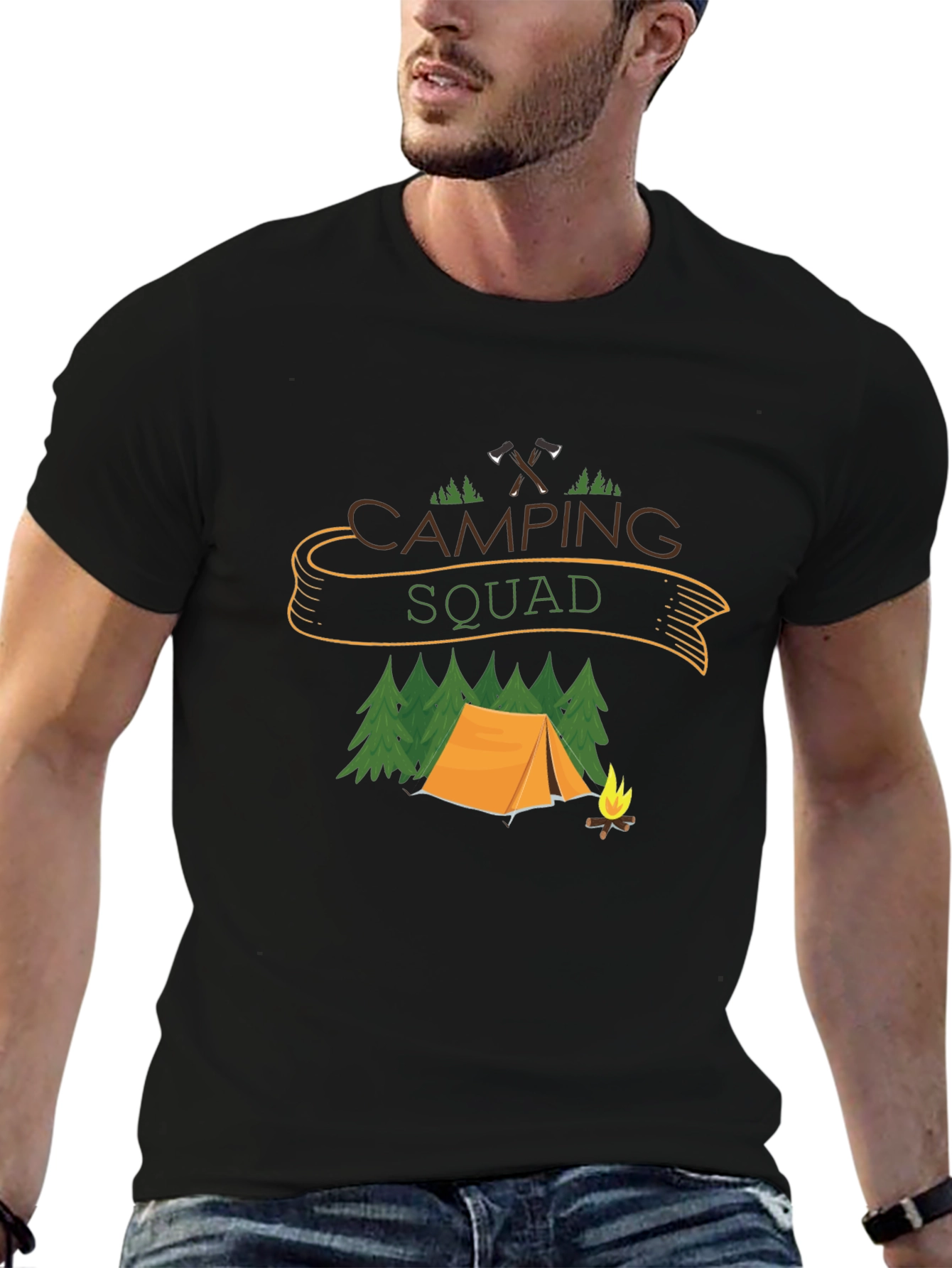 Camping Squad Graphic Tee - Adventure Awaits!