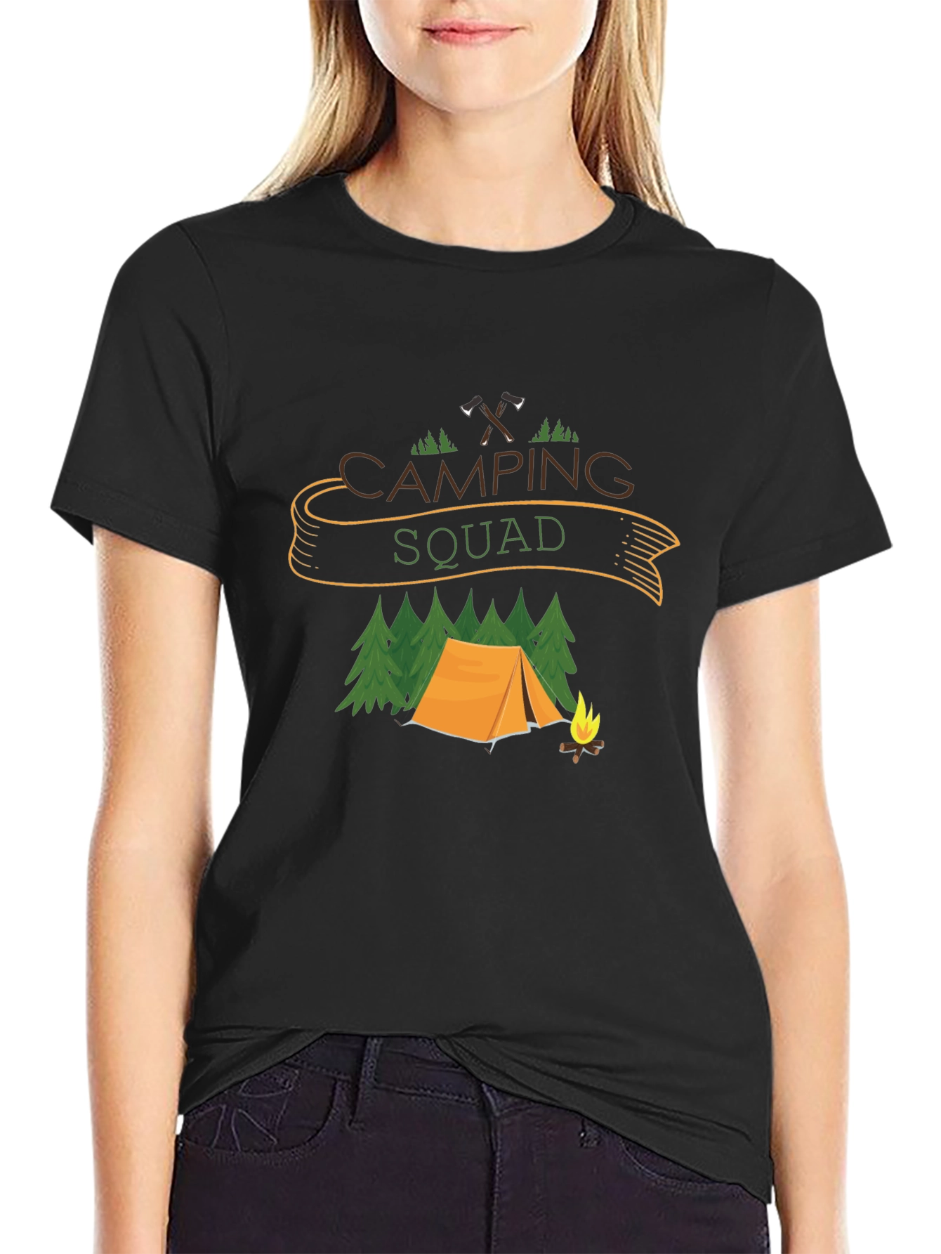 Camping Squad Graphic Tee - Adventure Awaits!