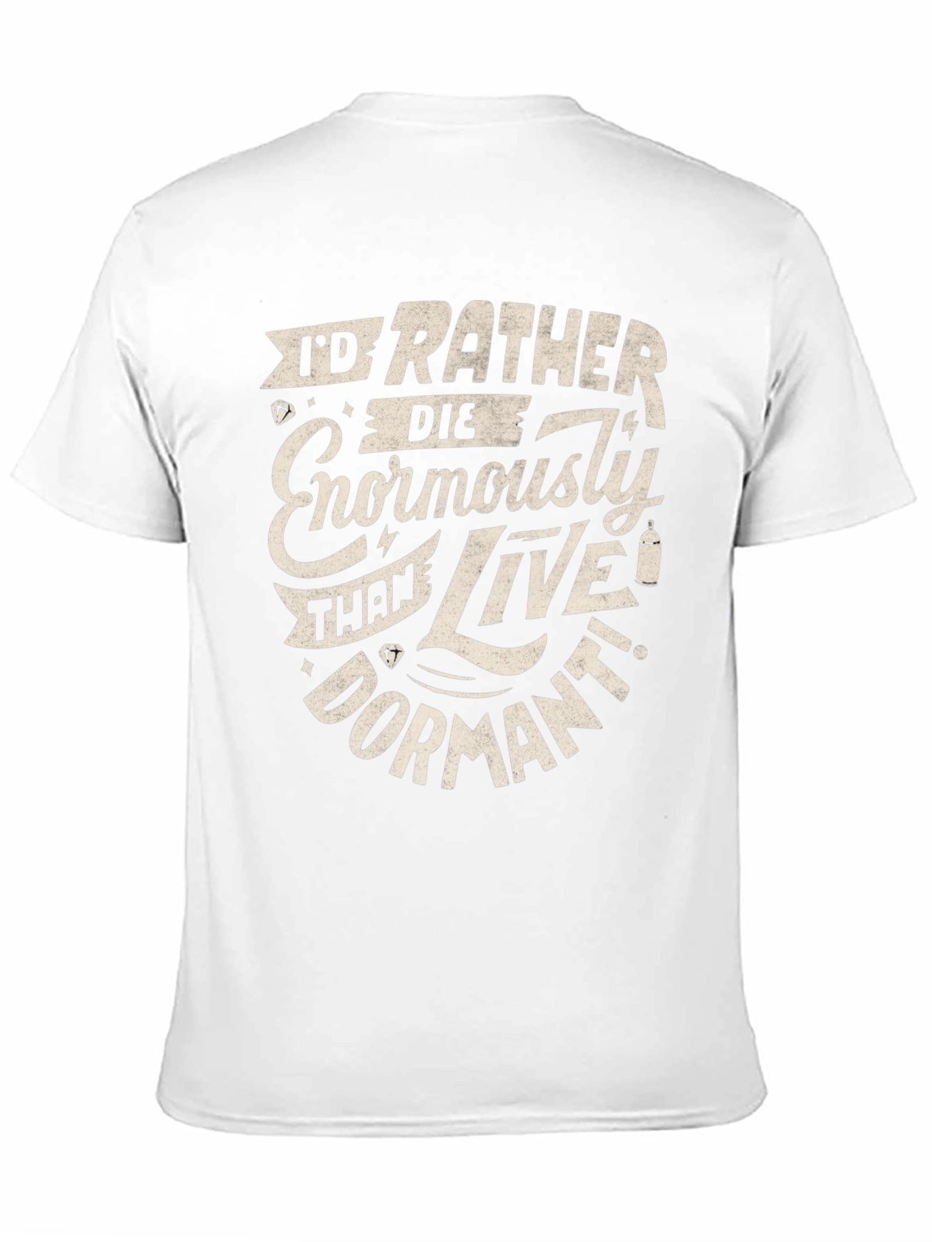 Die Enormously T-Shirt - Bold Graphic Tee