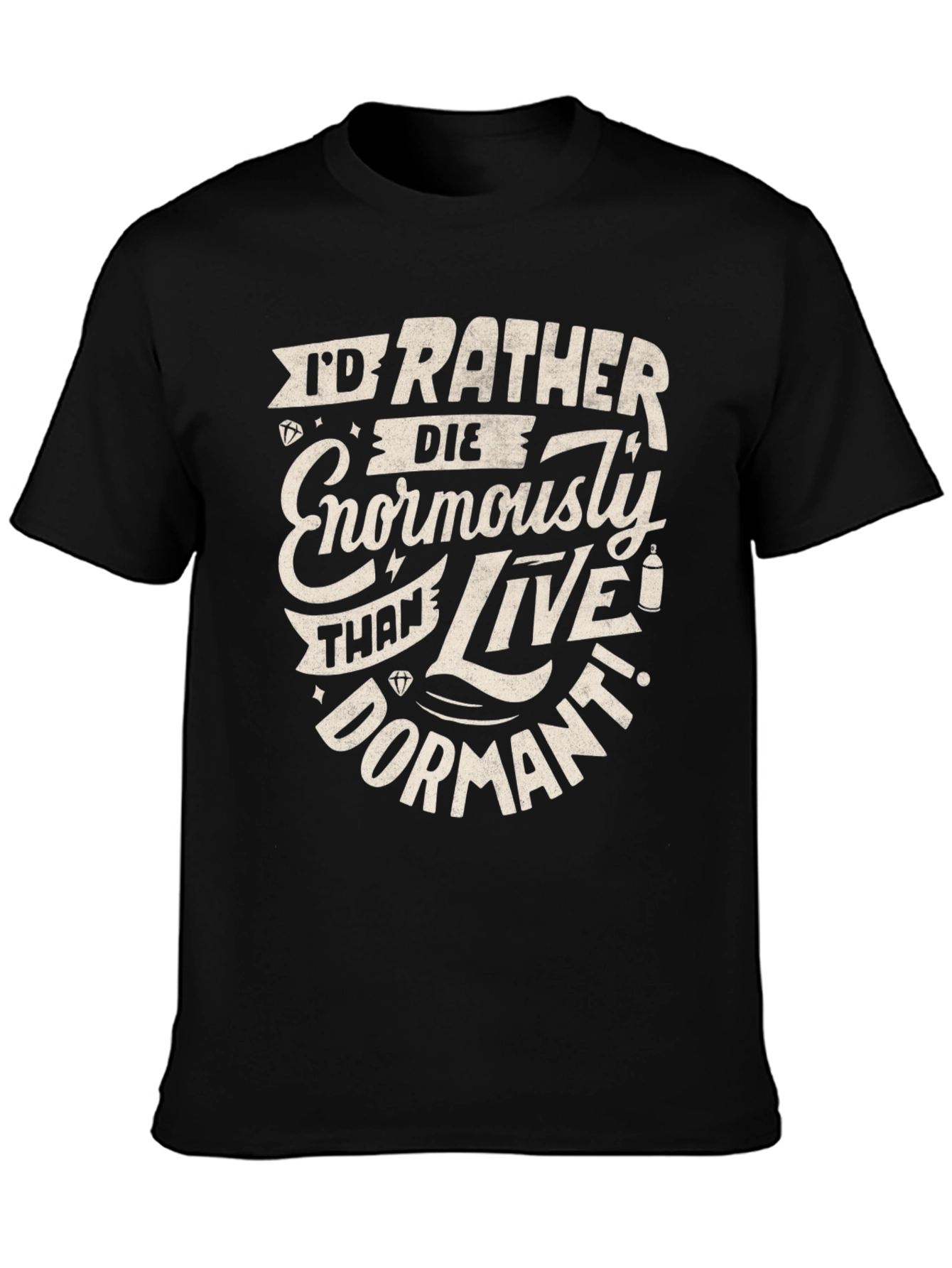 Die Enormously T-Shirt - Bold Graphic Tee