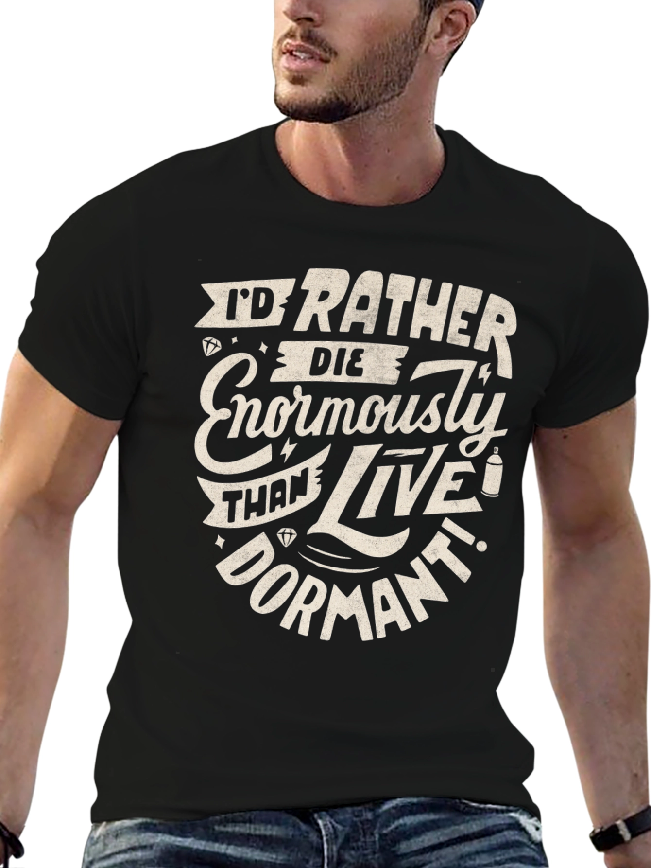 Die Enormously T-Shirt - Bold Graphic Tee