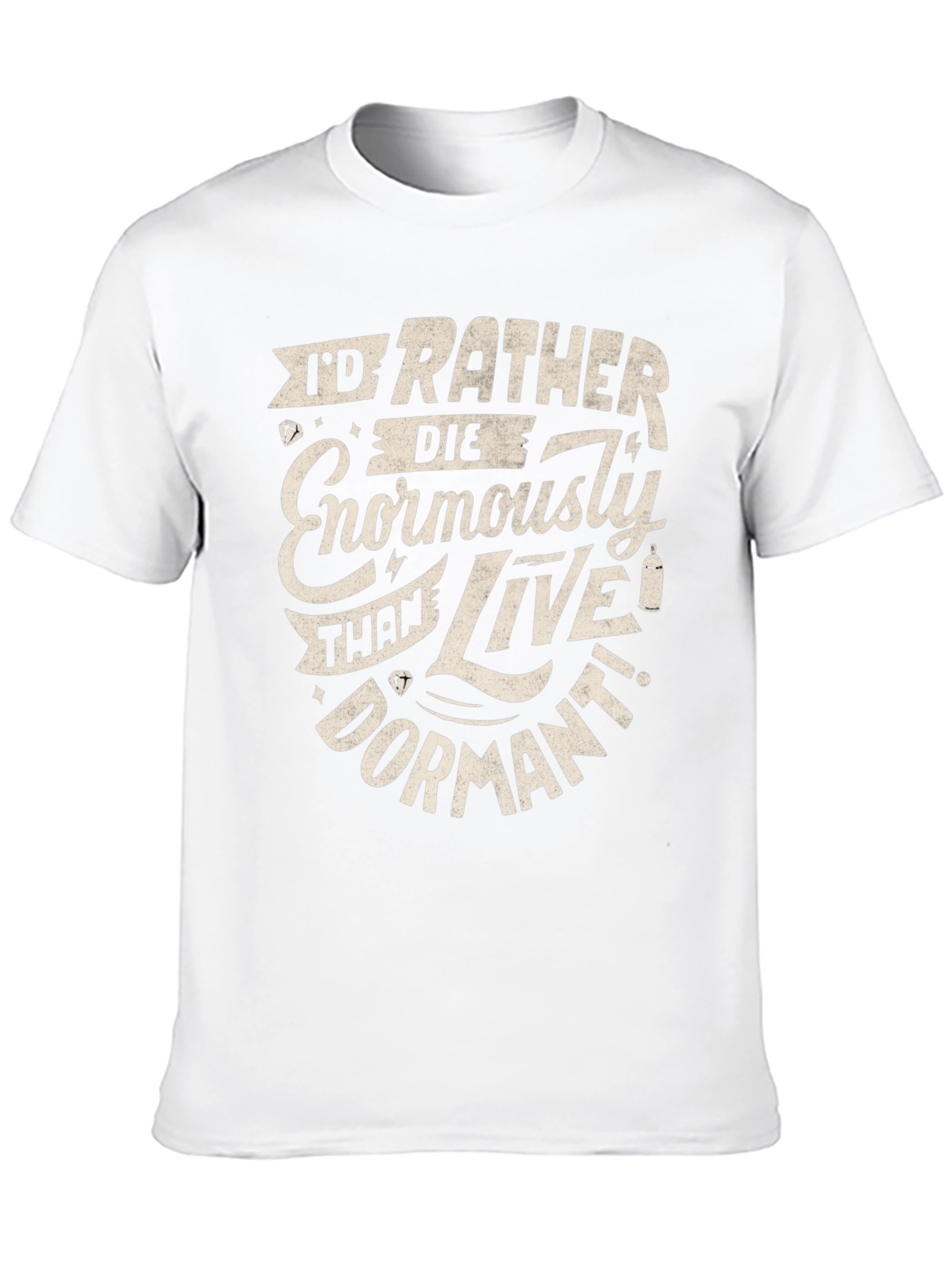 Die Enormously T-Shirt - Bold Graphic Tee