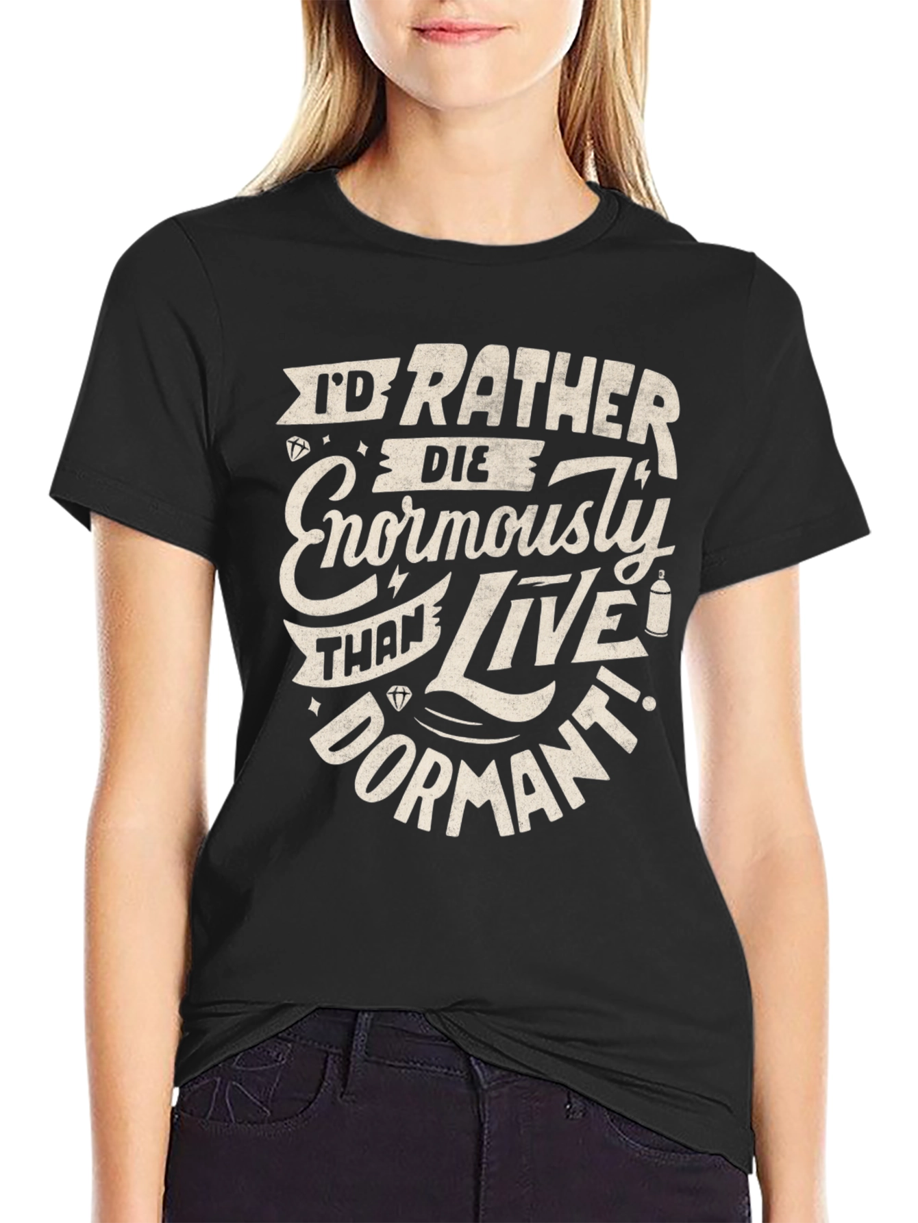 Die Enormously T-Shirt - Bold Graphic Tee