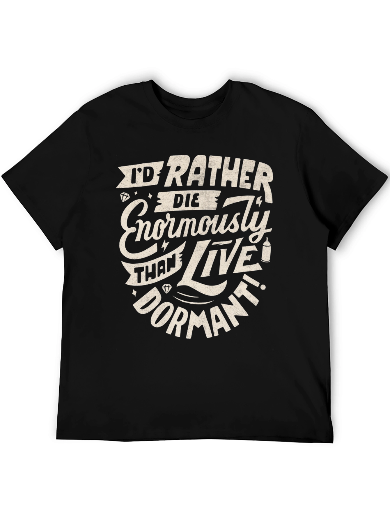 Die Enormously T-Shirt - Bold Graphic Tee