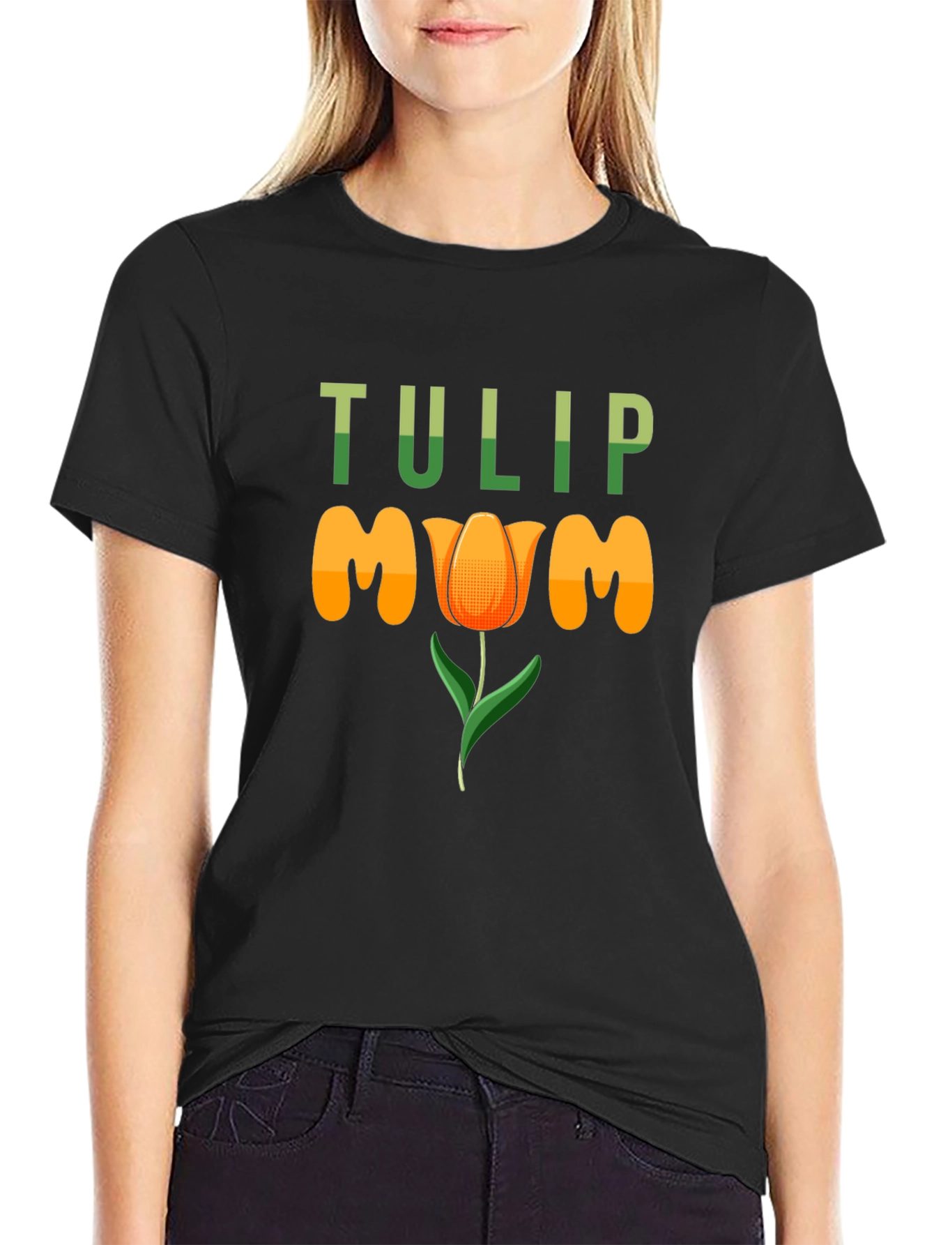Tulip Mum T-Shirt - Floral Mothers Day Gift