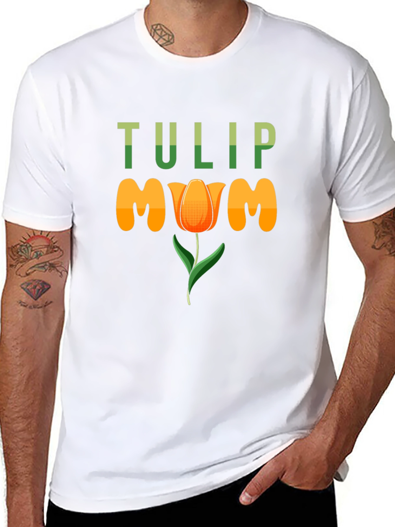 Tulip Mum T-Shirt - Floral Mothers Day Gift