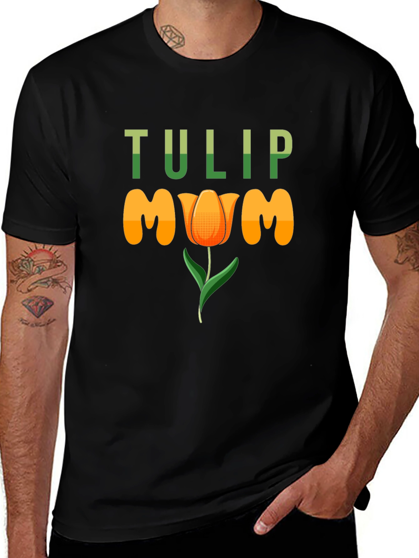 Tulip Mum T-Shirt - Floral Mothers Day Gift