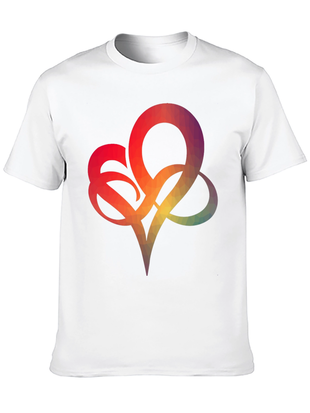 Geometric Heart Graphic Tee