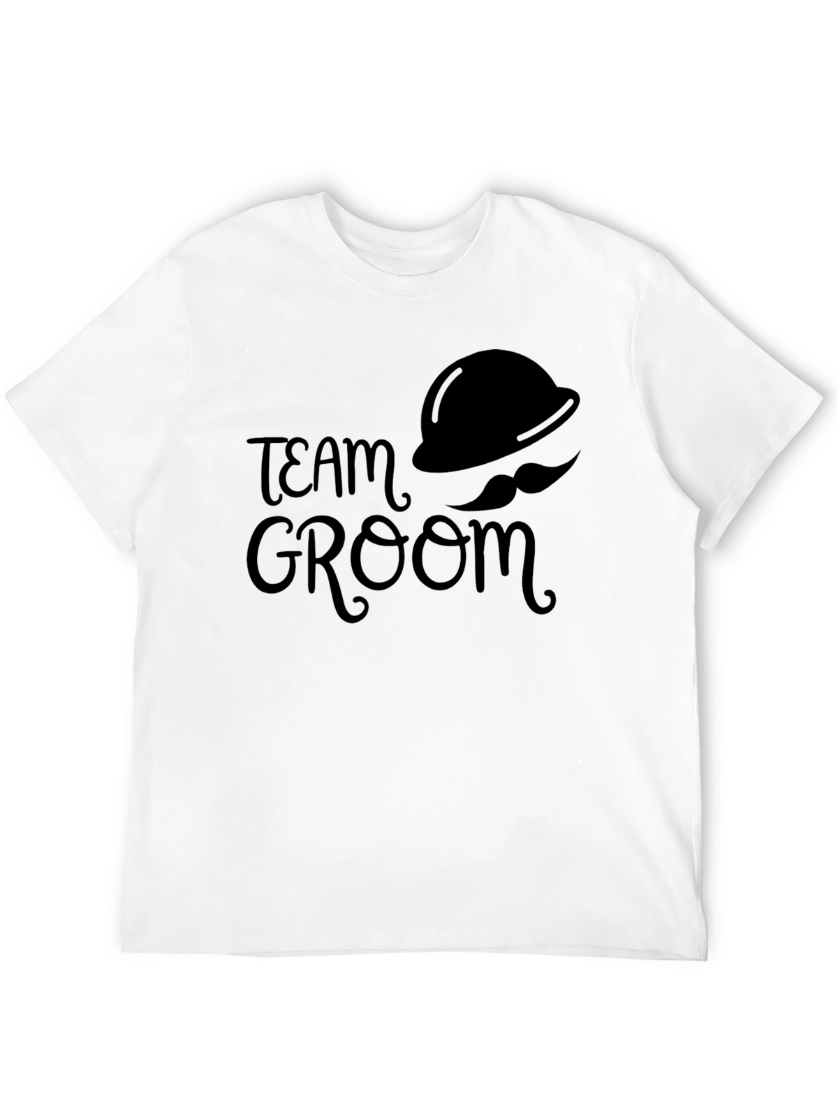 Team Groom Black T-Shirt - Wedding Party Apparel