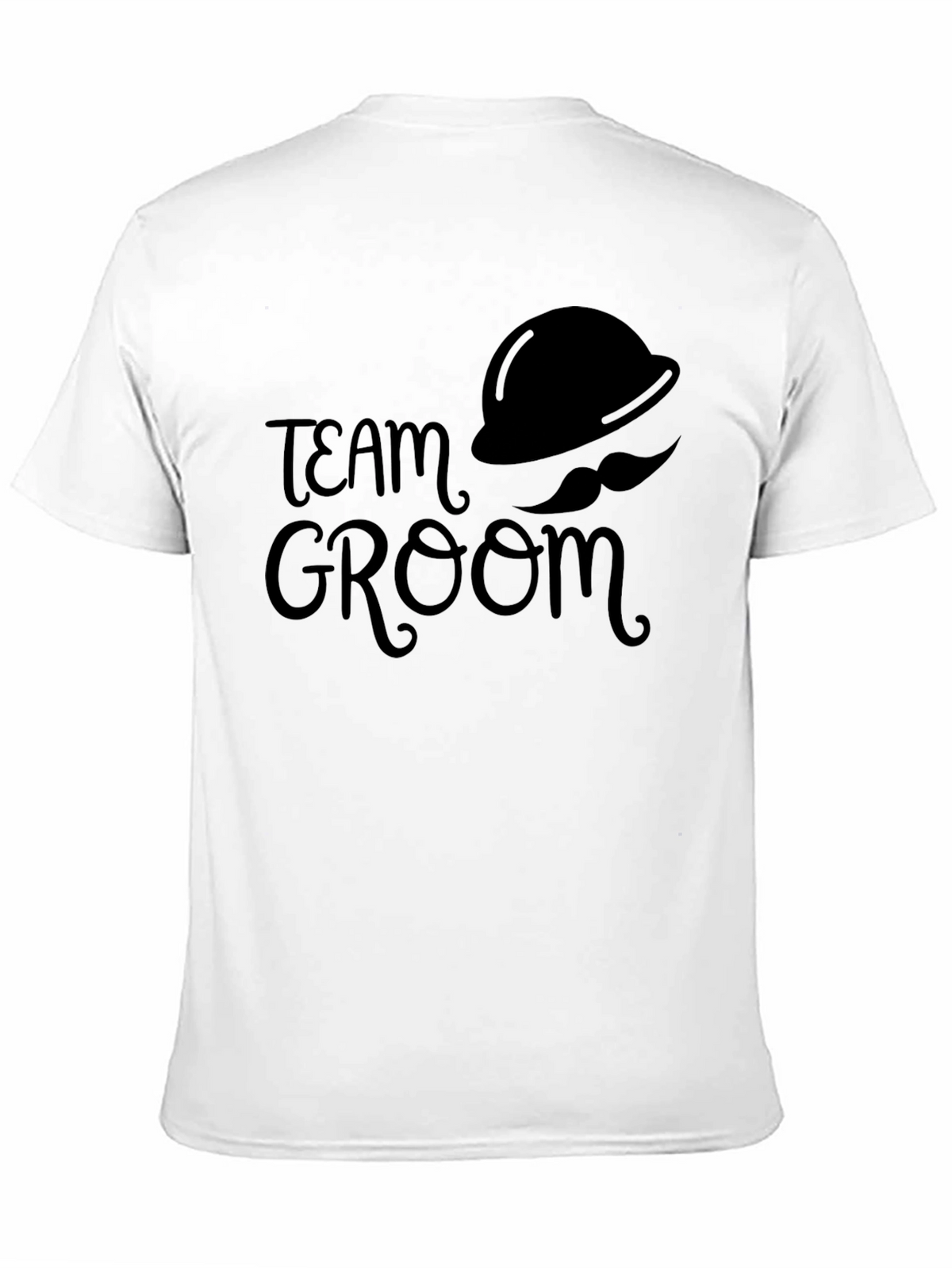 Team Groom Black T-Shirt - Wedding Party Apparel