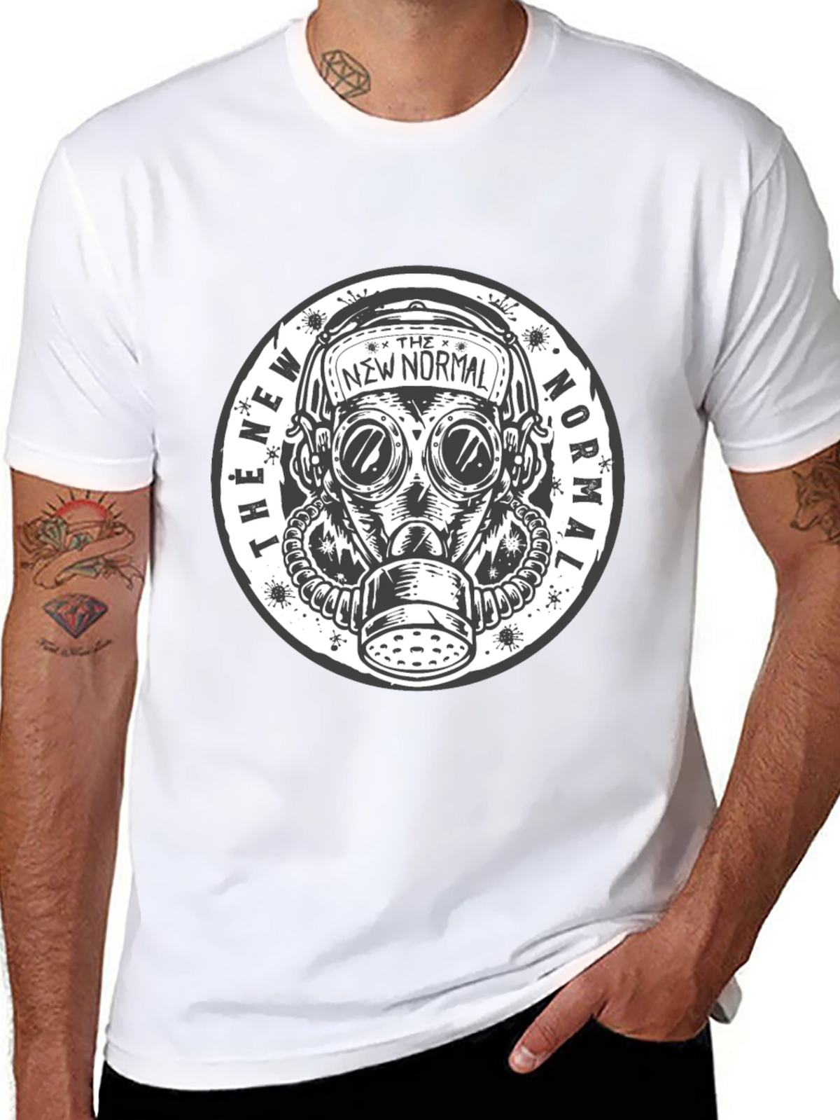 The New Normal Graphic Tee - Black T-Shirt