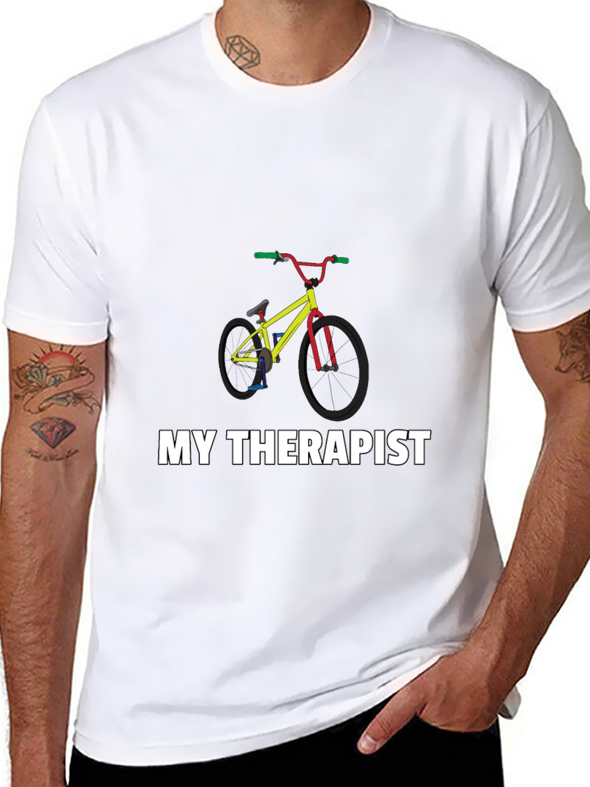 My Therapist is My Bike Tee