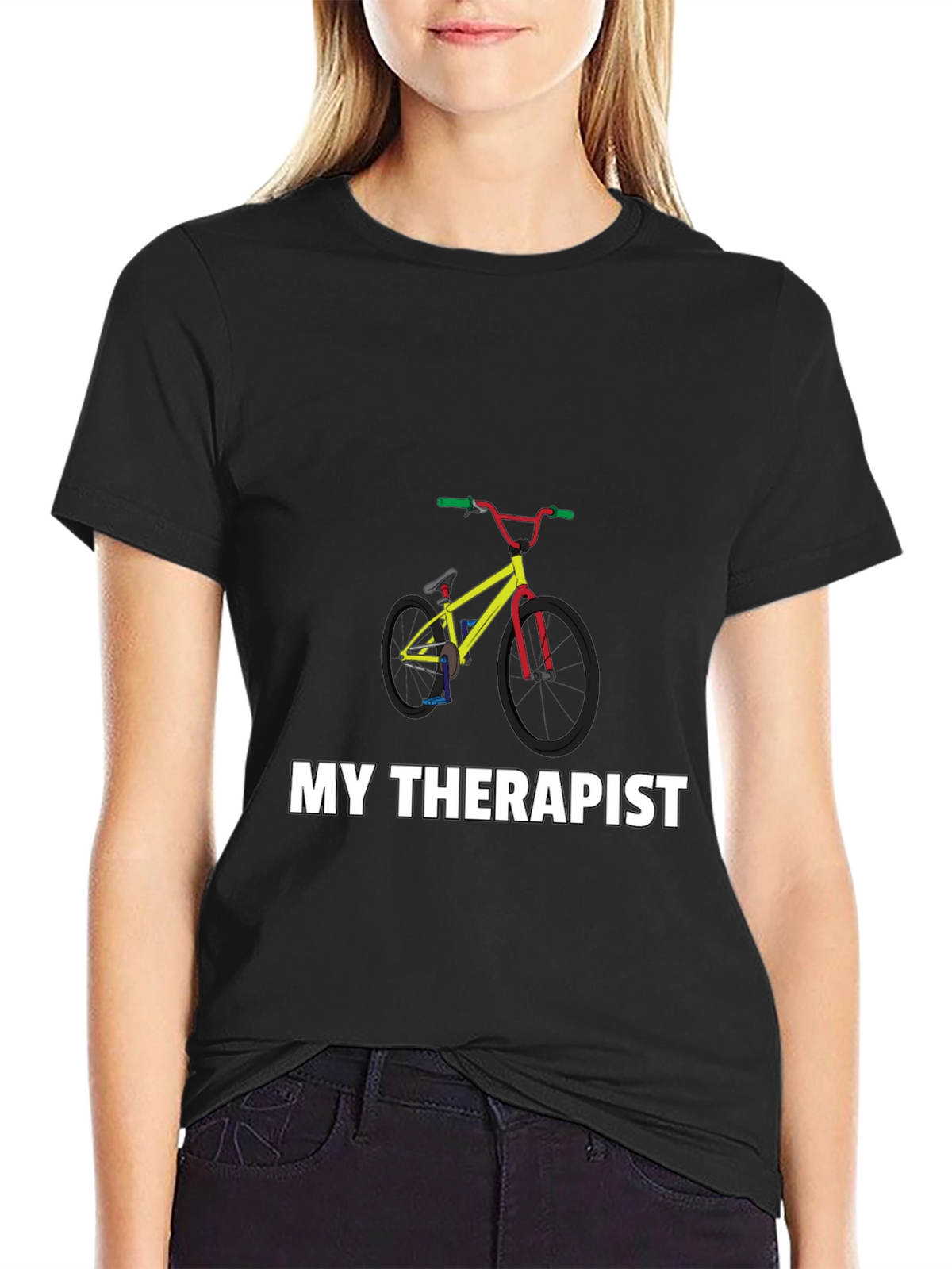 My Therapist is My Bike Tee