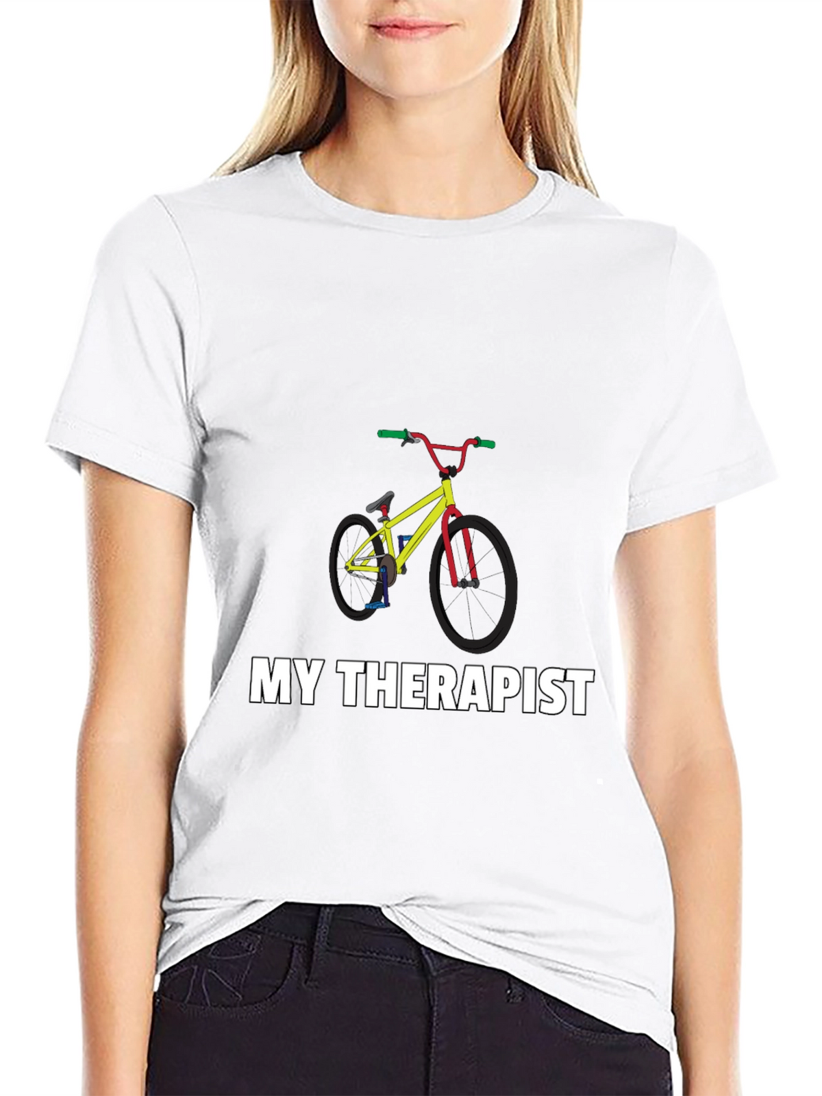 My Therapist is My Bike Tee