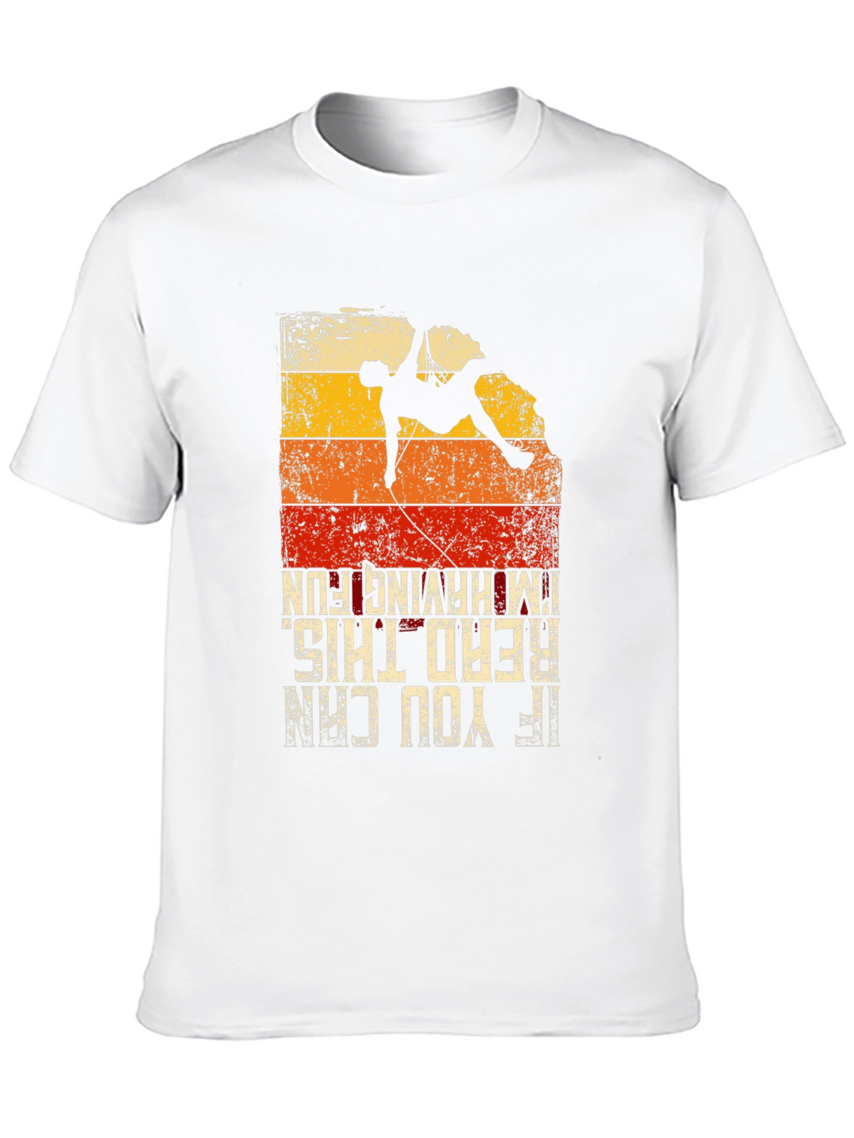 Rock Climbing T-Shirt - Fun Design