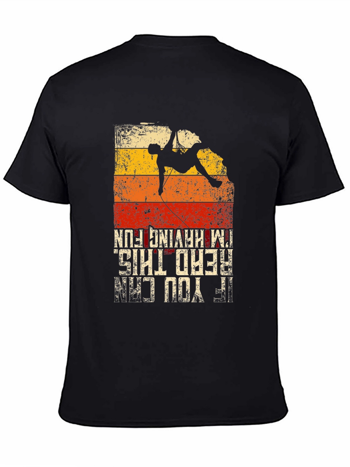 Rock Climbing T-Shirt - Fun Design