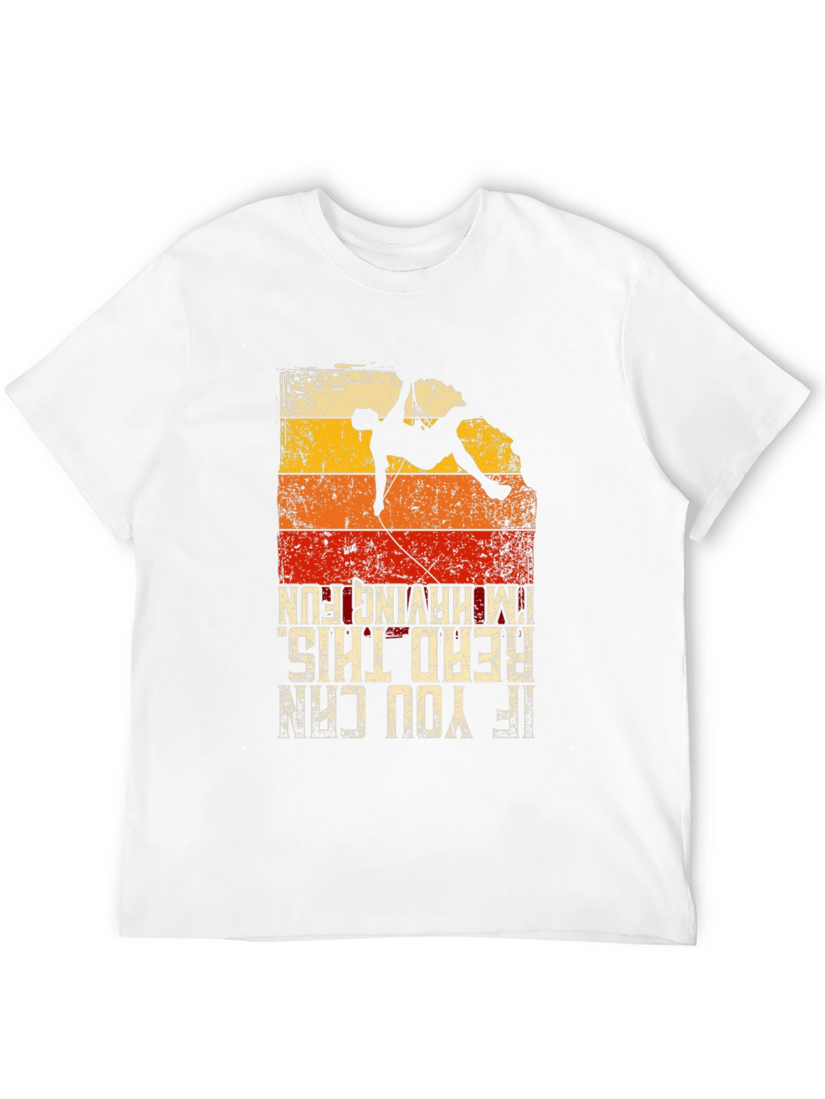 Rock Climbing T-Shirt - Fun Design