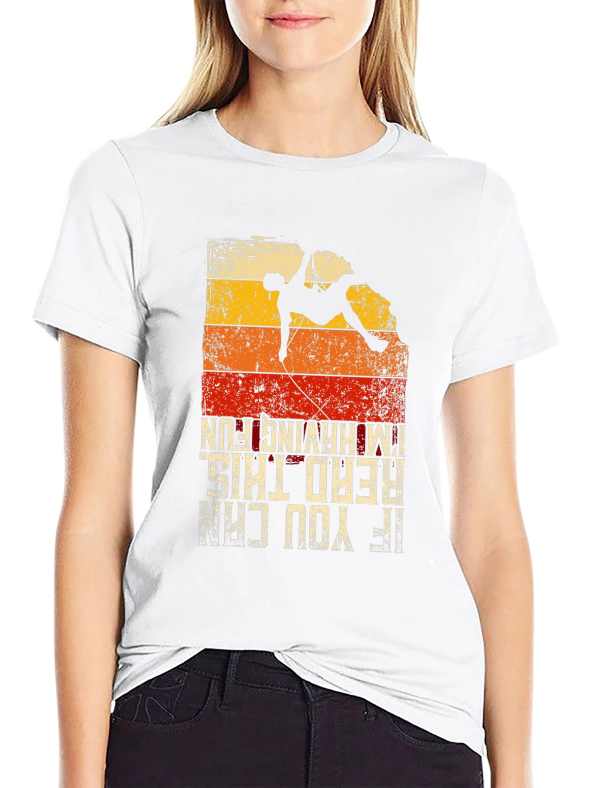 Rock Climbing T-Shirt - Fun Design