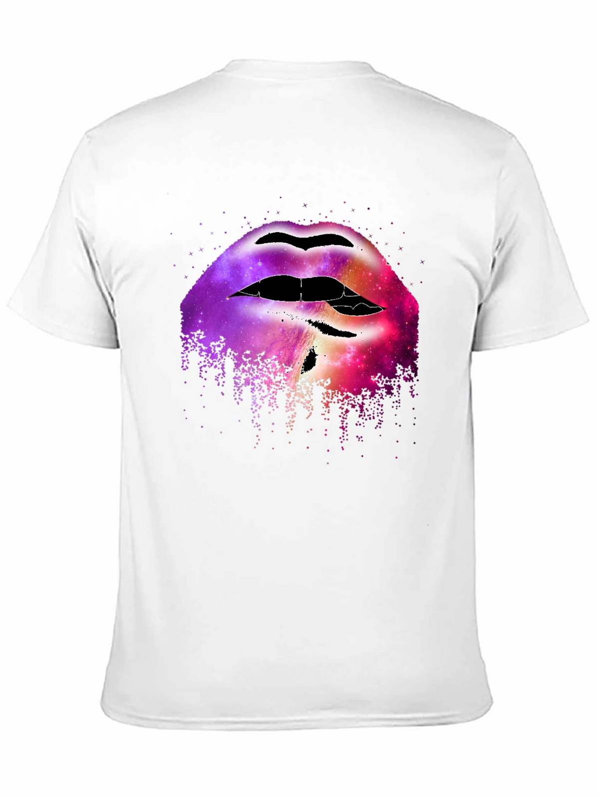 Galaxy Lips Graphic Tee - Unique Fashion Statement