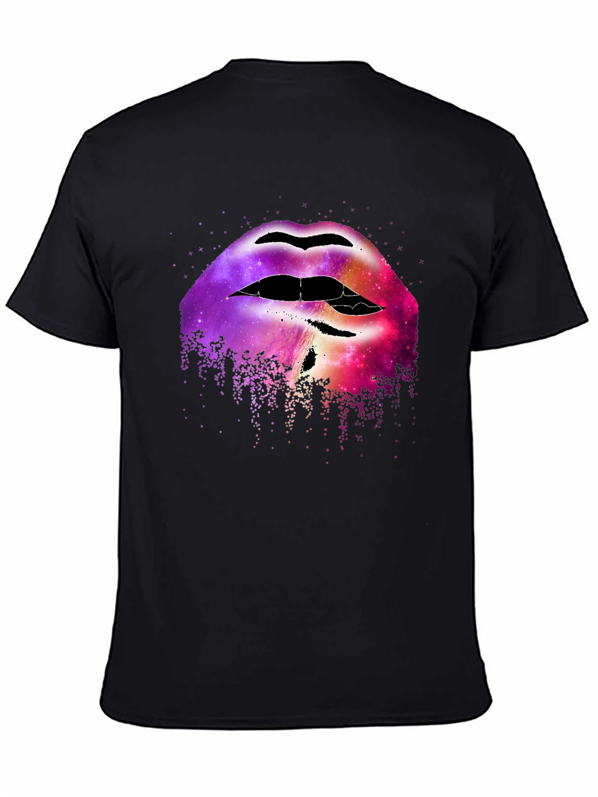 Galaxy Lips Graphic Tee - Unique Fashion Statement