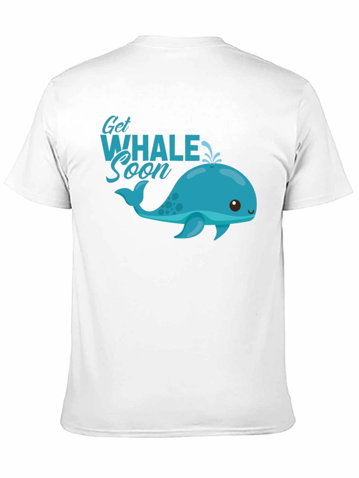 Get Whale Soon Black T-Shirt