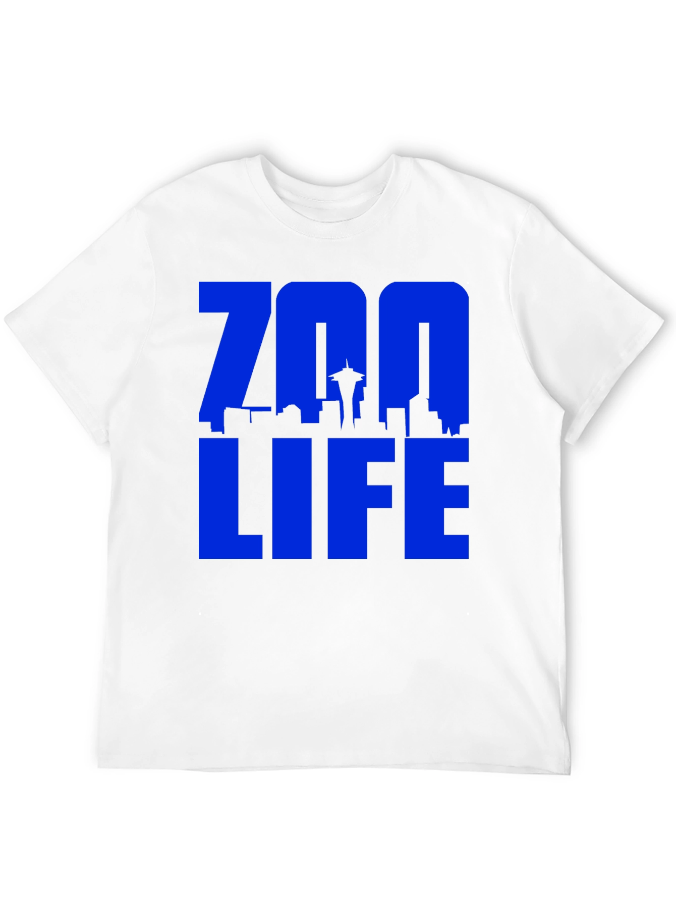 Zoo Life Seattle Skyline Graphic T-Shirt
