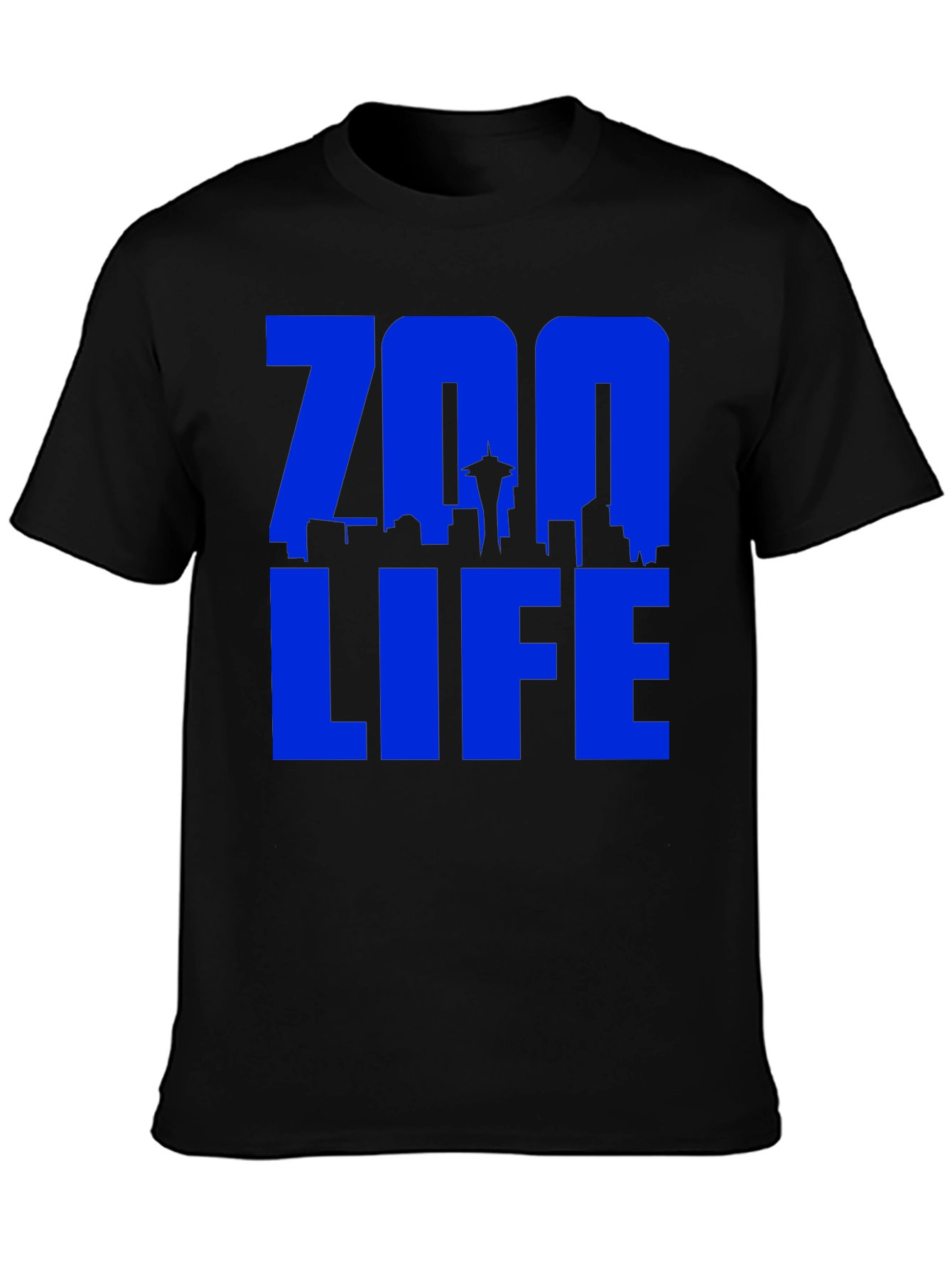 Zoo Life Seattle Skyline Graphic T-Shirt