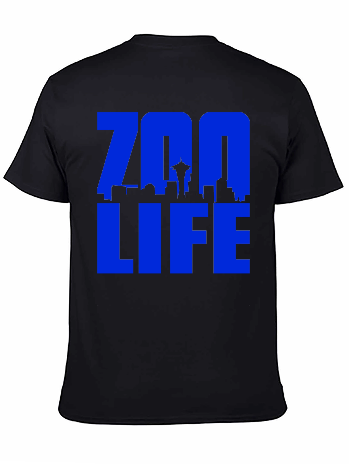 Zoo Life Seattle Skyline Graphic T-Shirt
