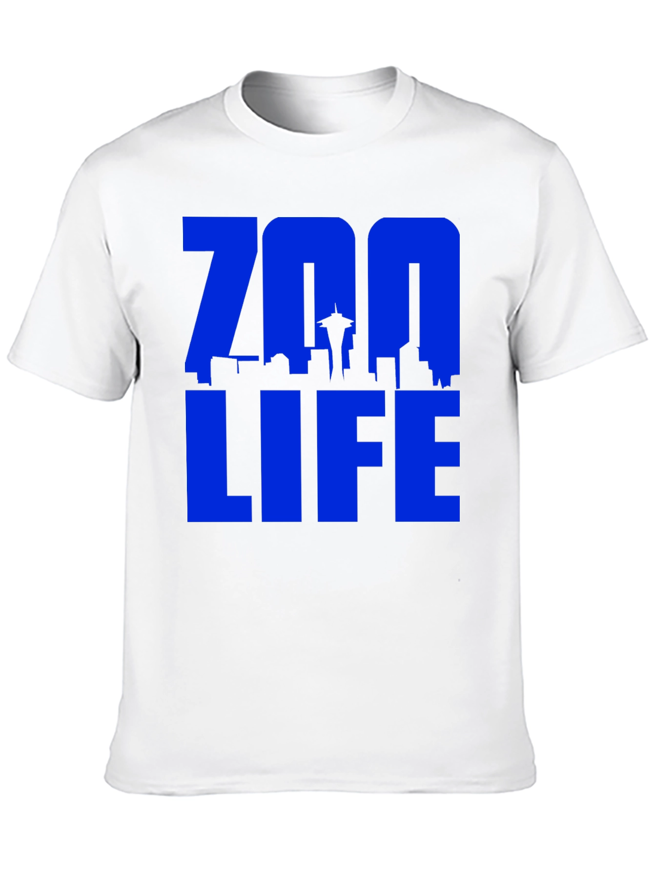 Zoo Life Seattle Skyline Graphic T-Shirt