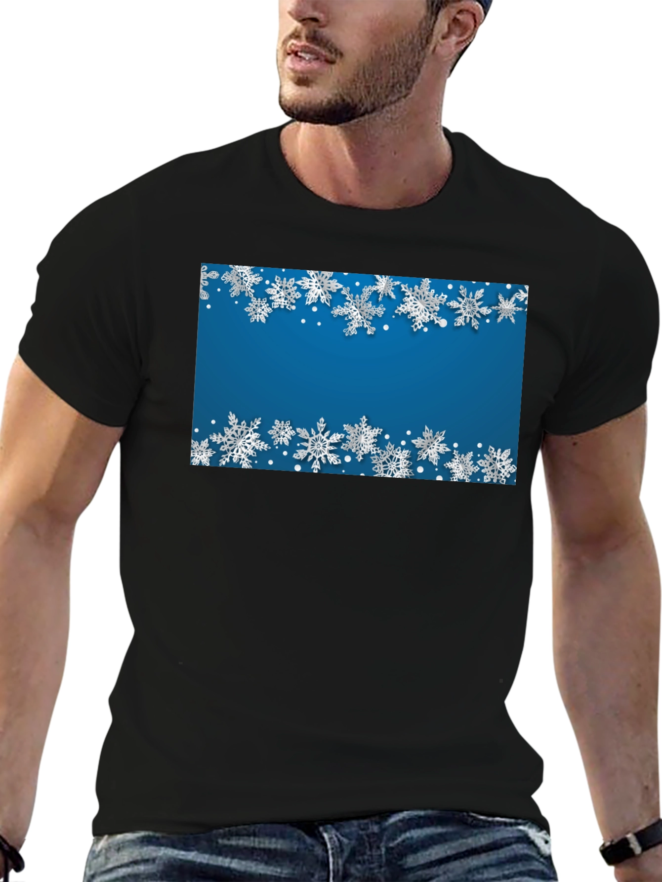 Winter Snowflake Graphic Tee - Holiday Style