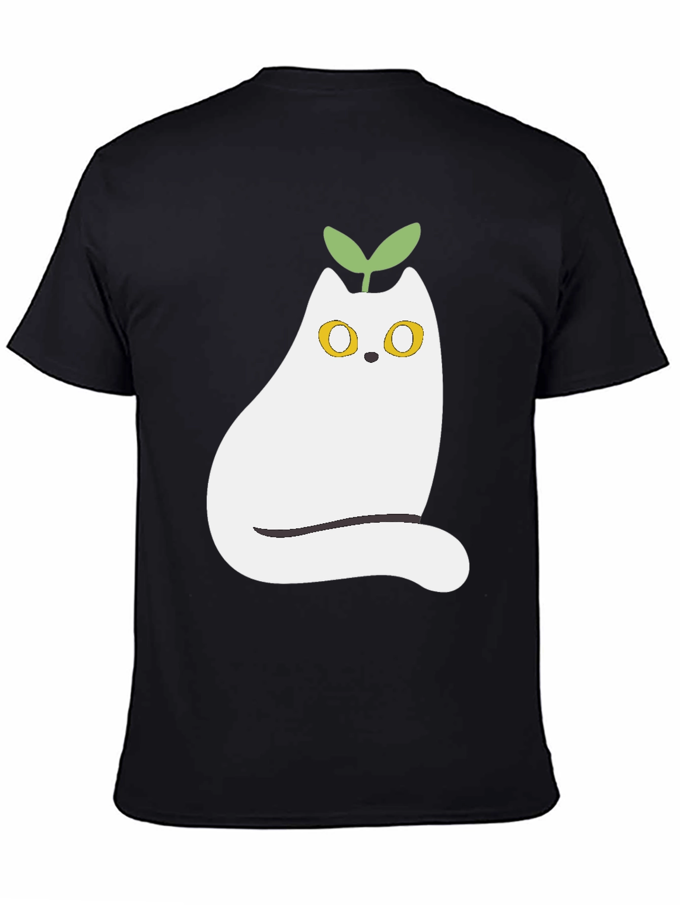 Whimsical Cat Plant T-Shirt - Cute Graphic Tee