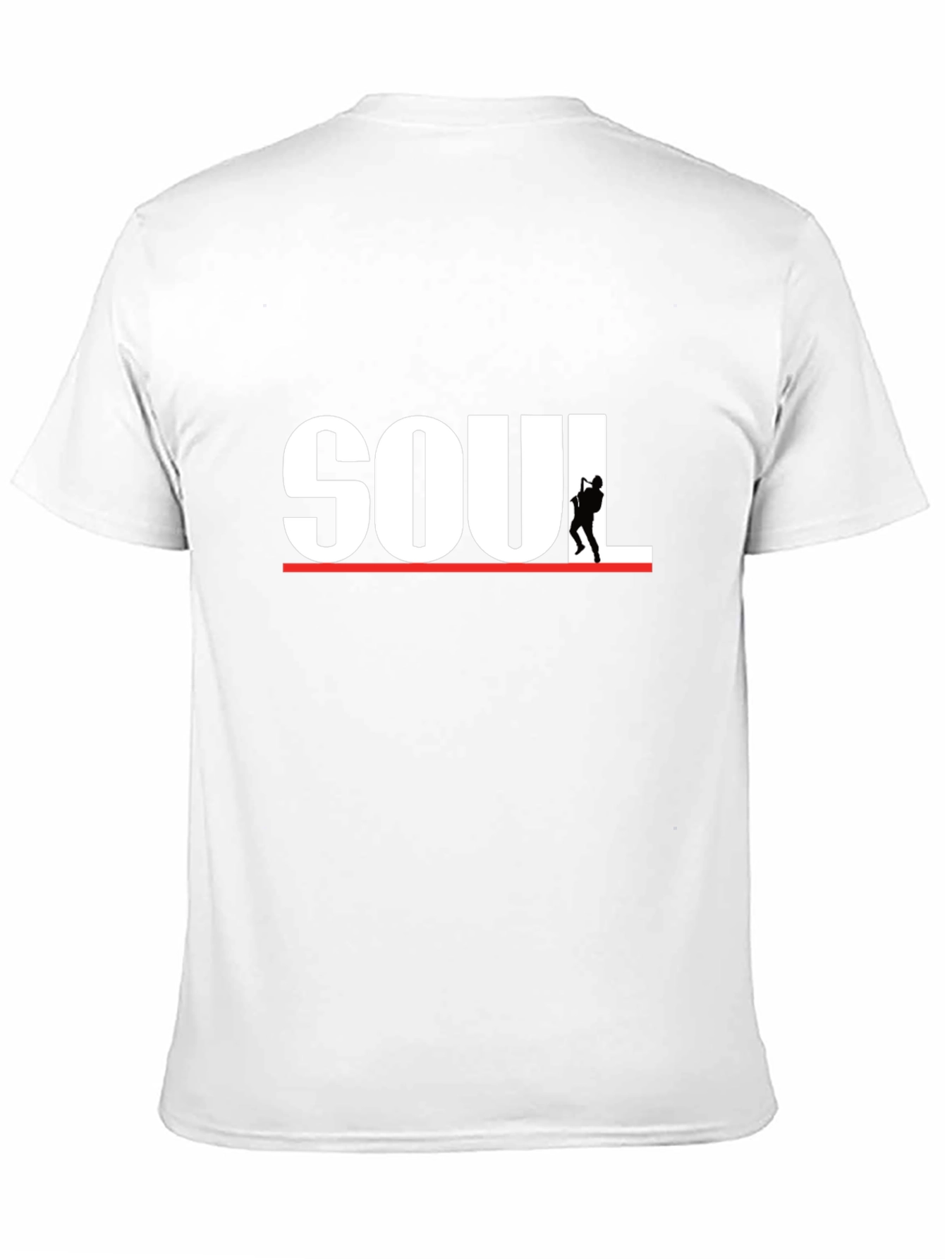 Soul Music Graphic Print Tee - Saxophone Player
