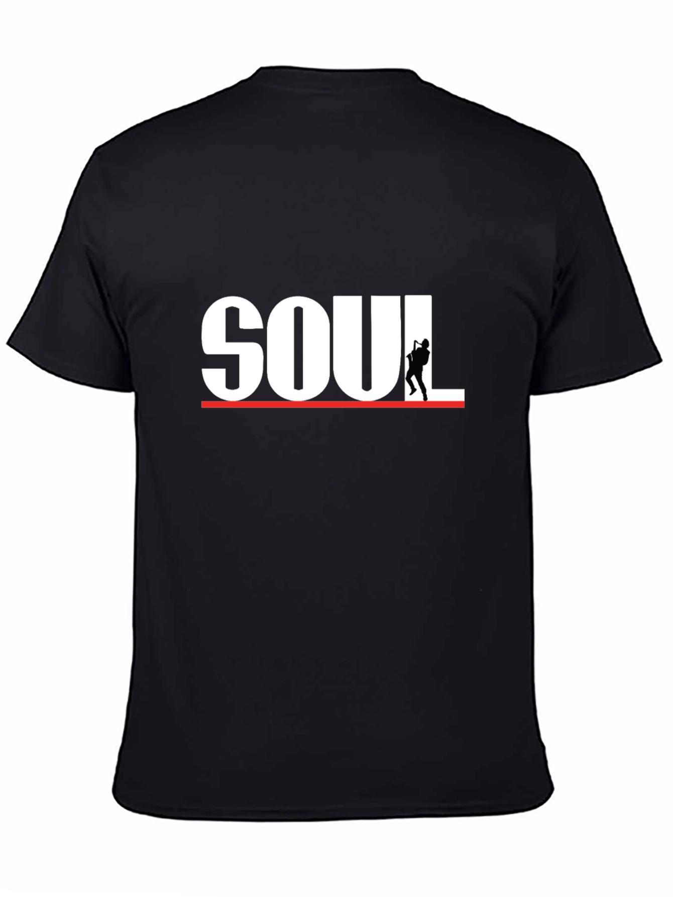 Soul Music Graphic Print Tee - Saxophone Player