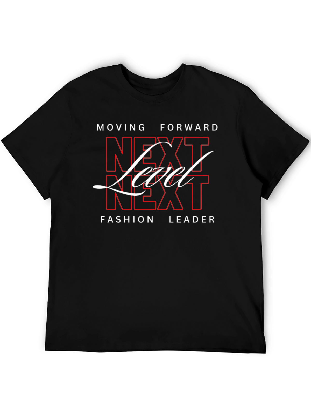 Next Level Fashion Leader Graphic Tee - Black