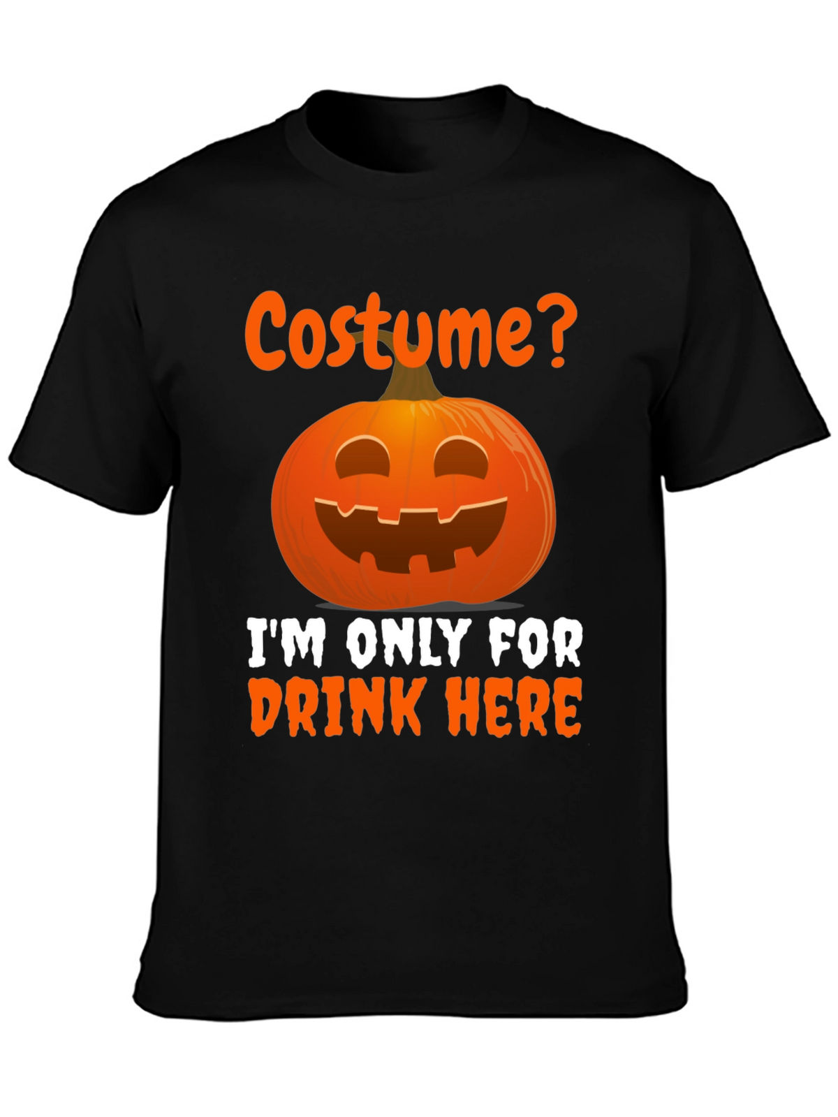Halloween Costume Drink Here T-Shirt