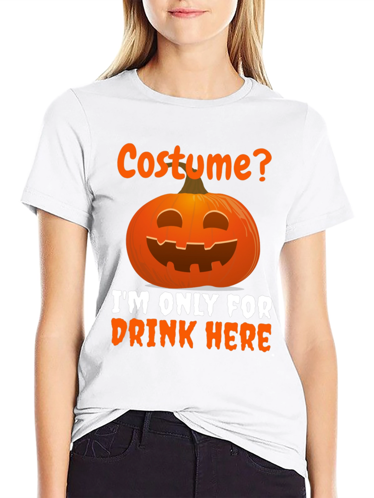 Halloween Costume Drink Here T-Shirt