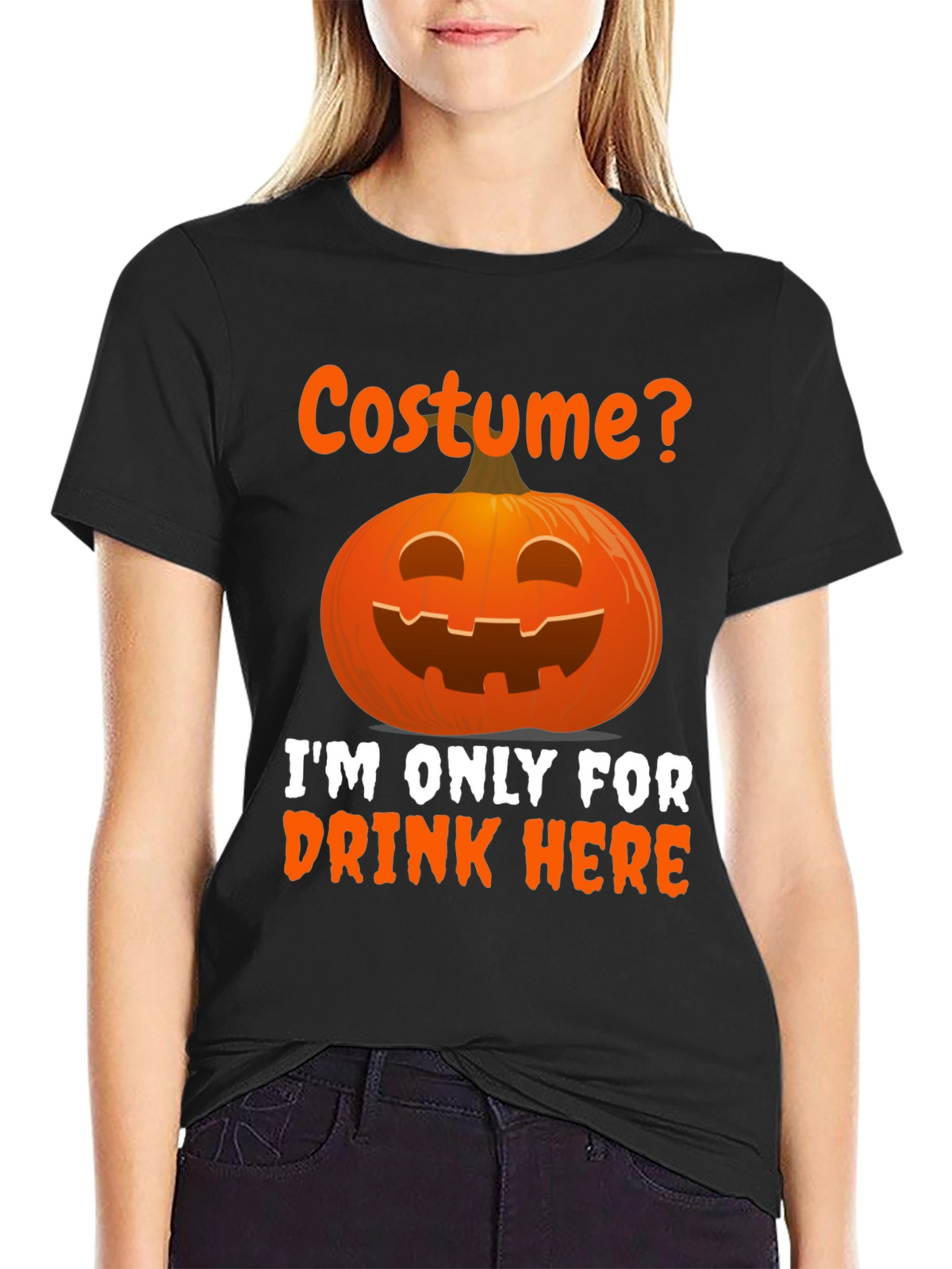 Halloween Costume Drink Here T-Shirt