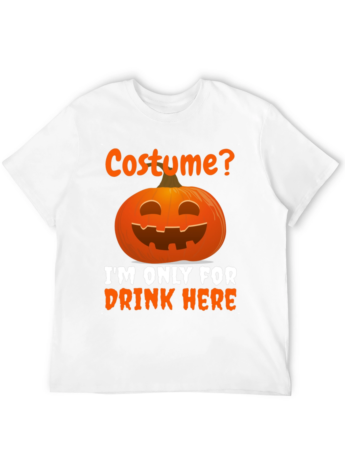 Halloween Costume Drink Here T-Shirt