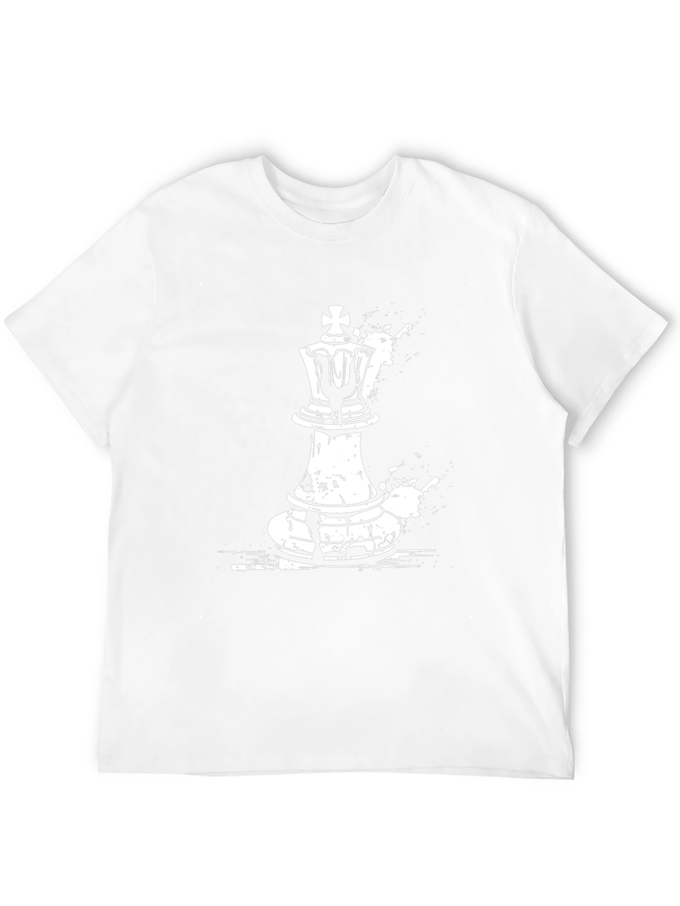 Chess King Graphic Tee - Stylish Black T-Shirt