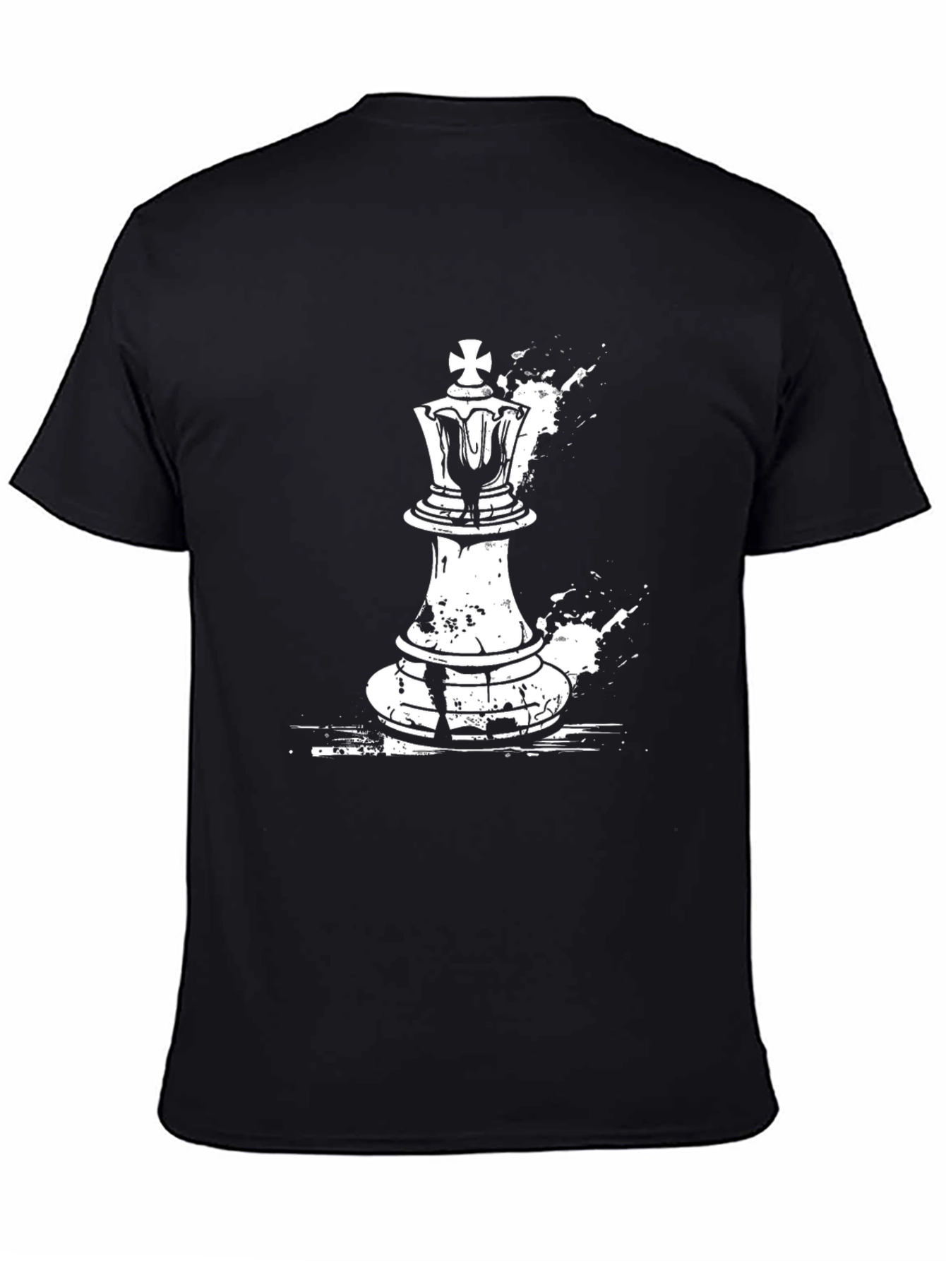 Chess King Graphic Tee - Stylish Black T-Shirt